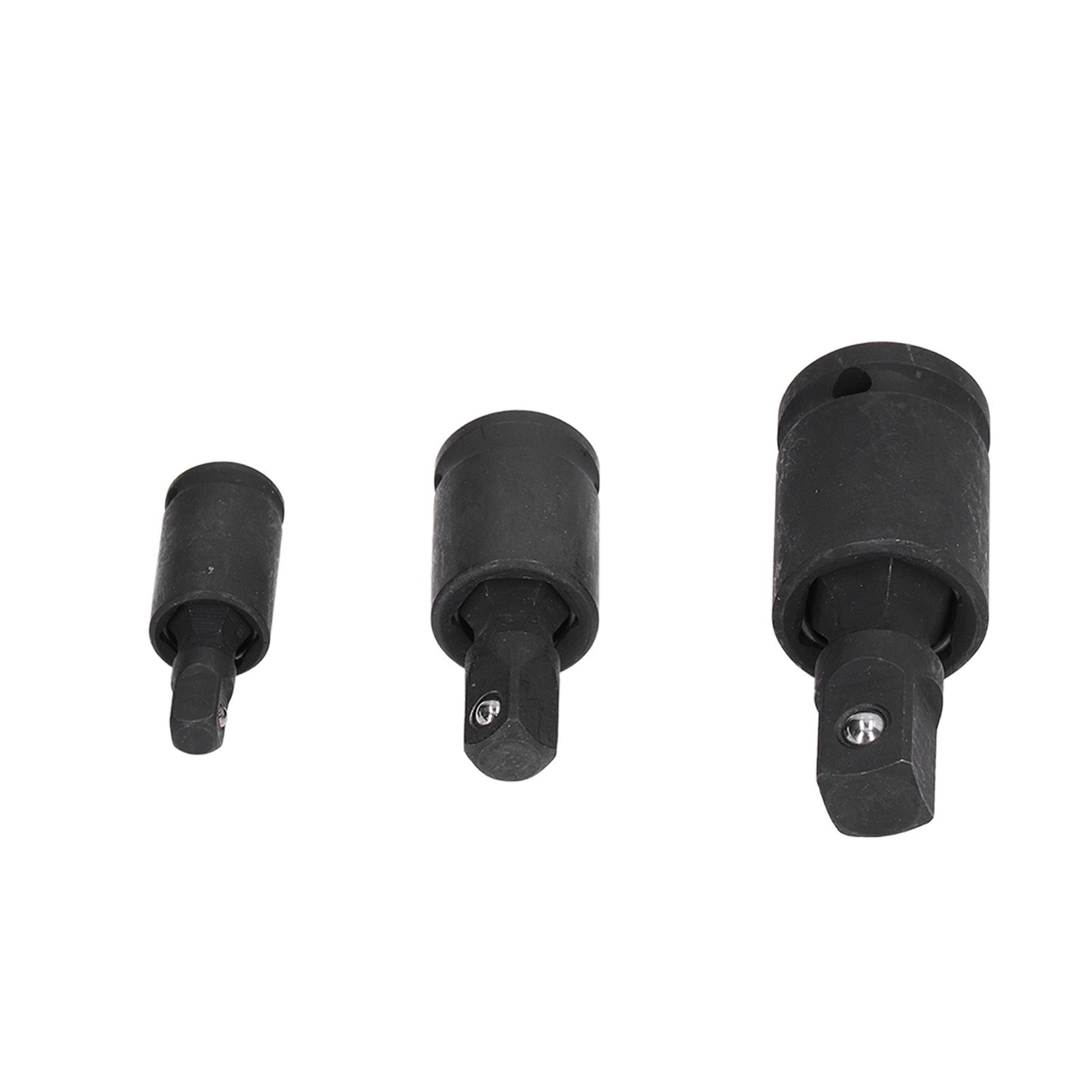 3PCS Universal Joint Socket Adapter 1/2 1/4 3/8 Drive Impact Adapter Socket view 15