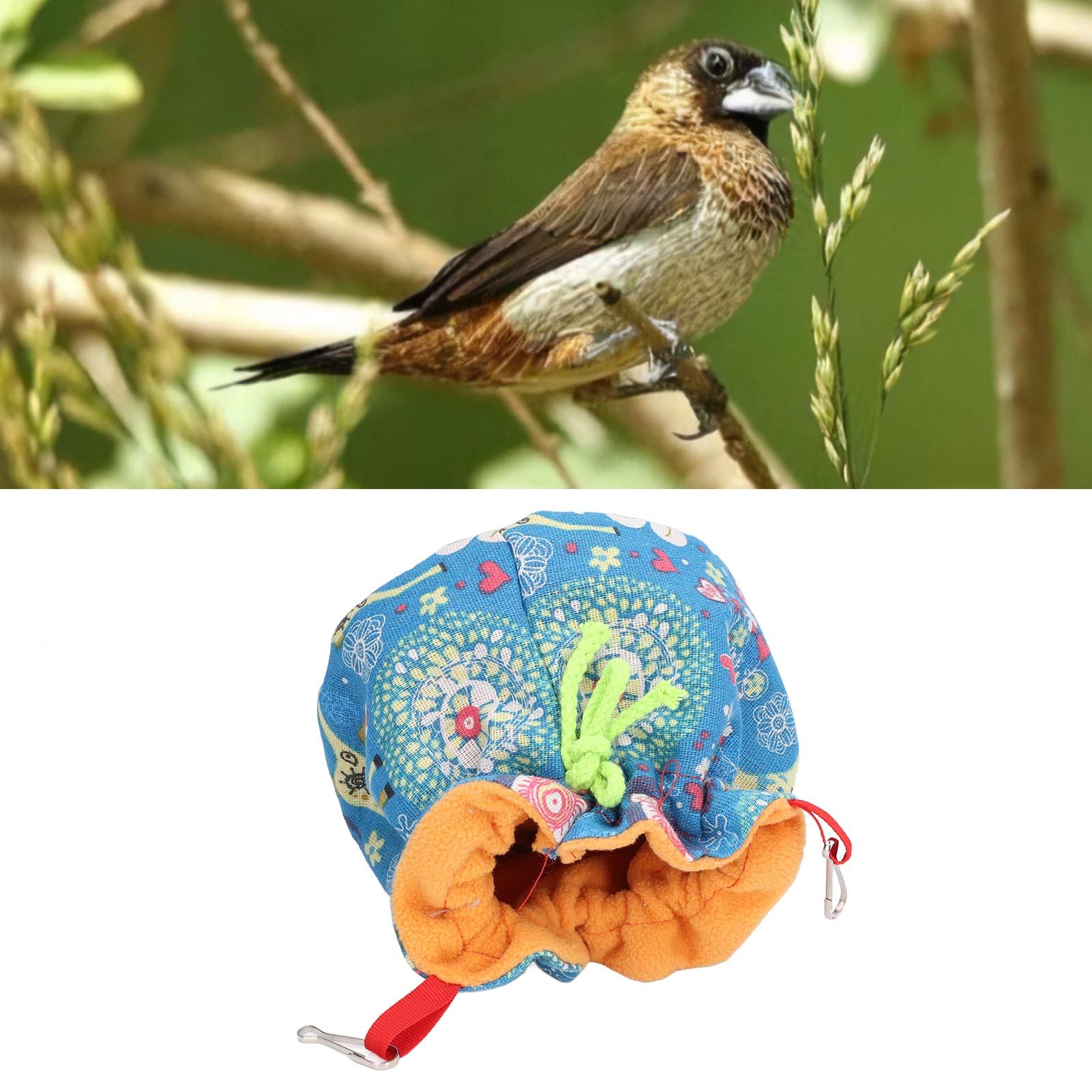 Parakeet Nest Soft Plush Warm Safe Foldable Portable Space Saving Easy Storage view 12