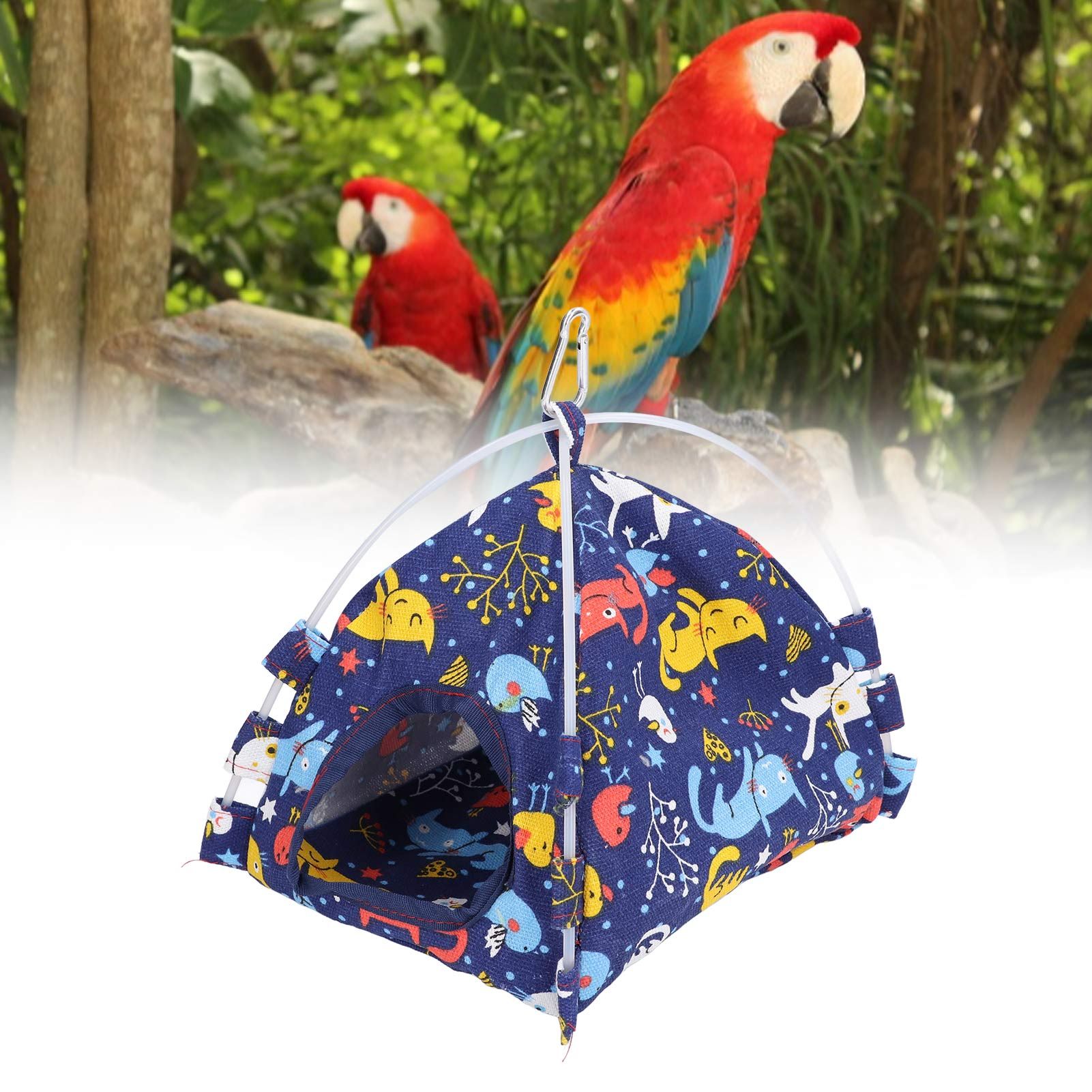 Bird Bed Hook Design Save Space Foldable Portable Soft Comfortable Hangable view 11