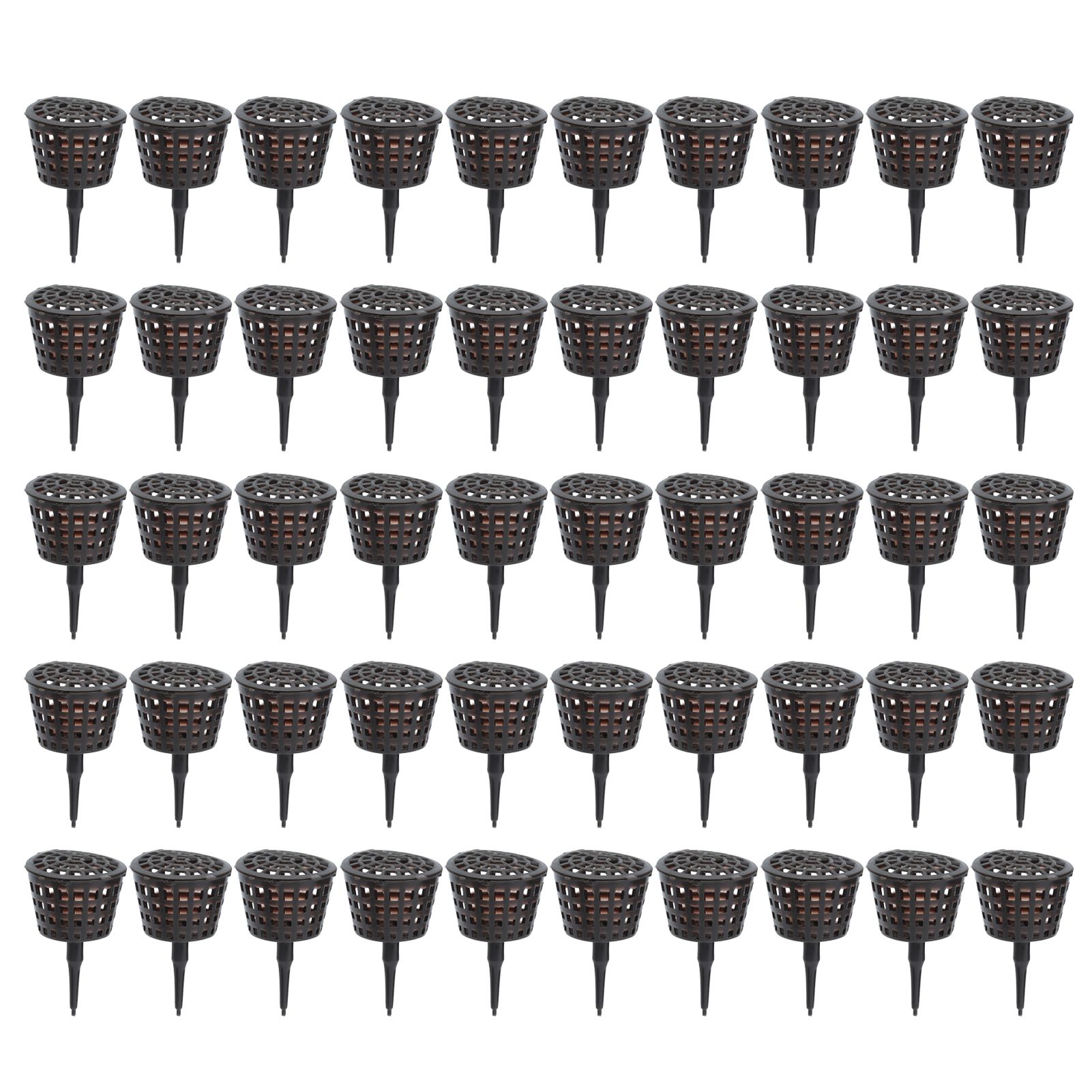 50Pcs Fertilizer Basket Plastic Sturdy Durable Planting Fertilization Box for