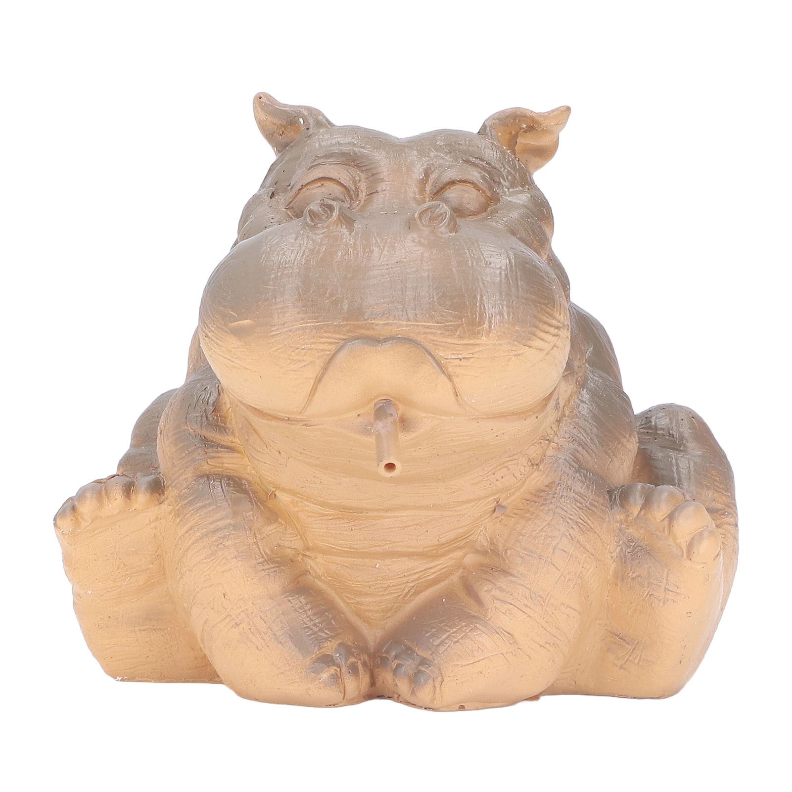 Hippo Decor Hippo Appearance Fine Workmanship Resin Material Small Volume Pond