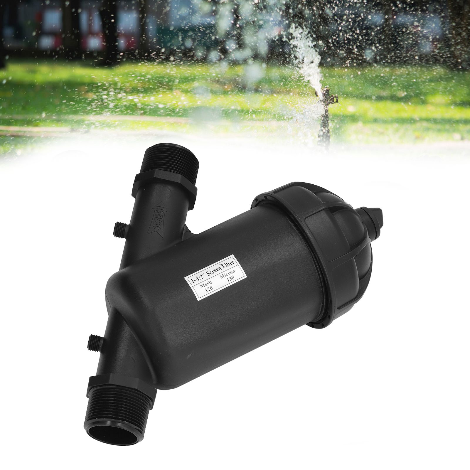 120 Mesh Drip Filter G1‑1/2 Male Thread Disc Filter for Gardening Agriculture view 12