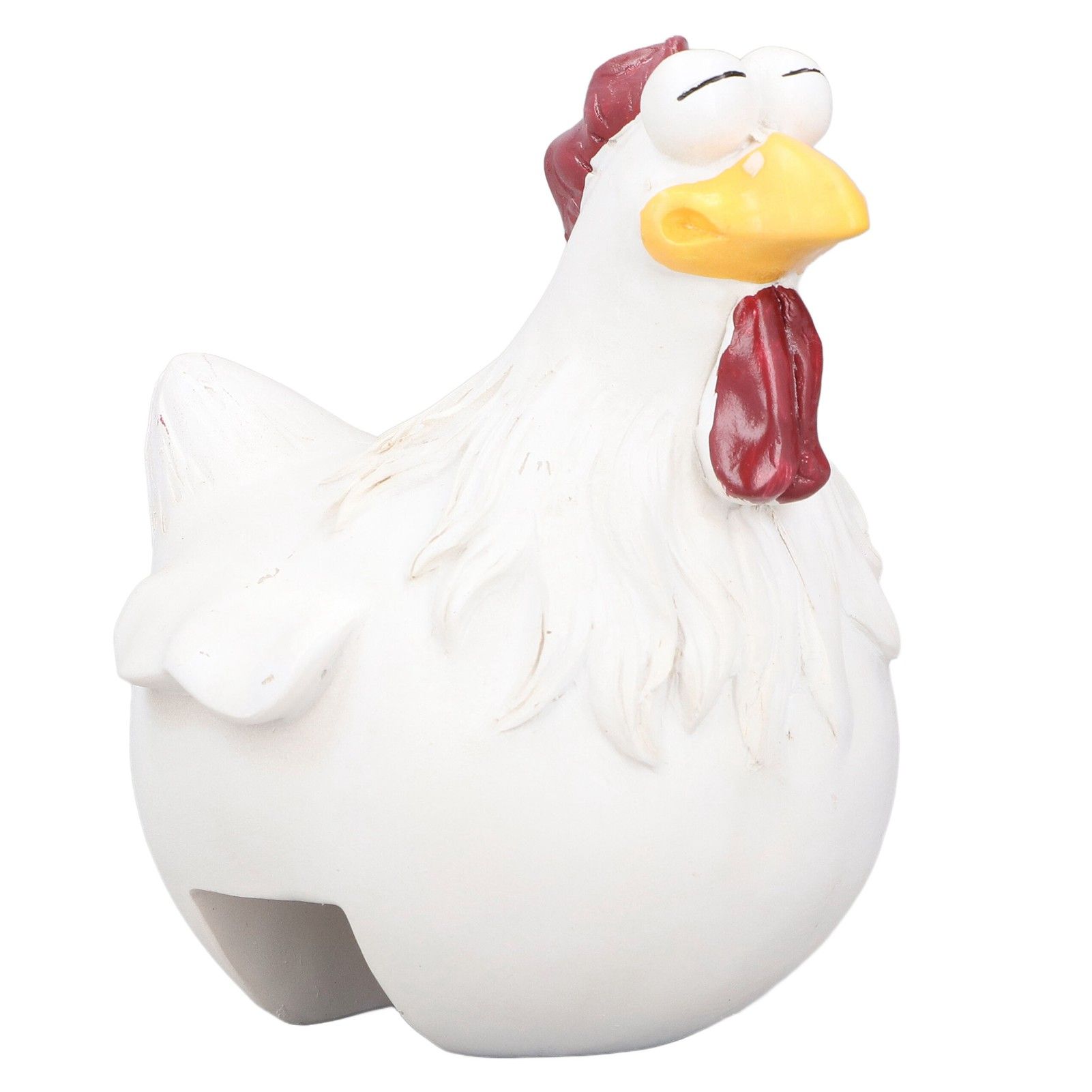 Big Eye Chicken Ornaments Funny Chicken Statues for Garden Stairs Farm Patio view 3