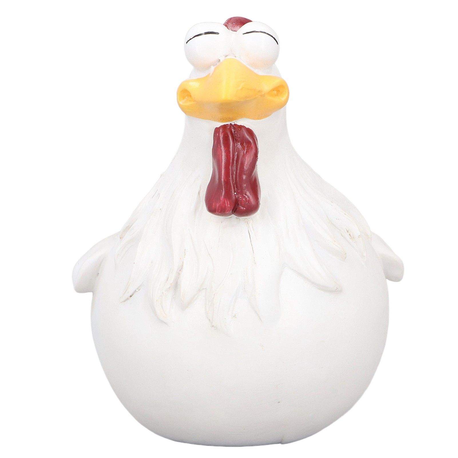 Big Eye Chicken Ornaments Funny Chicken Statues for Garden Stairs Farm Patio view 7