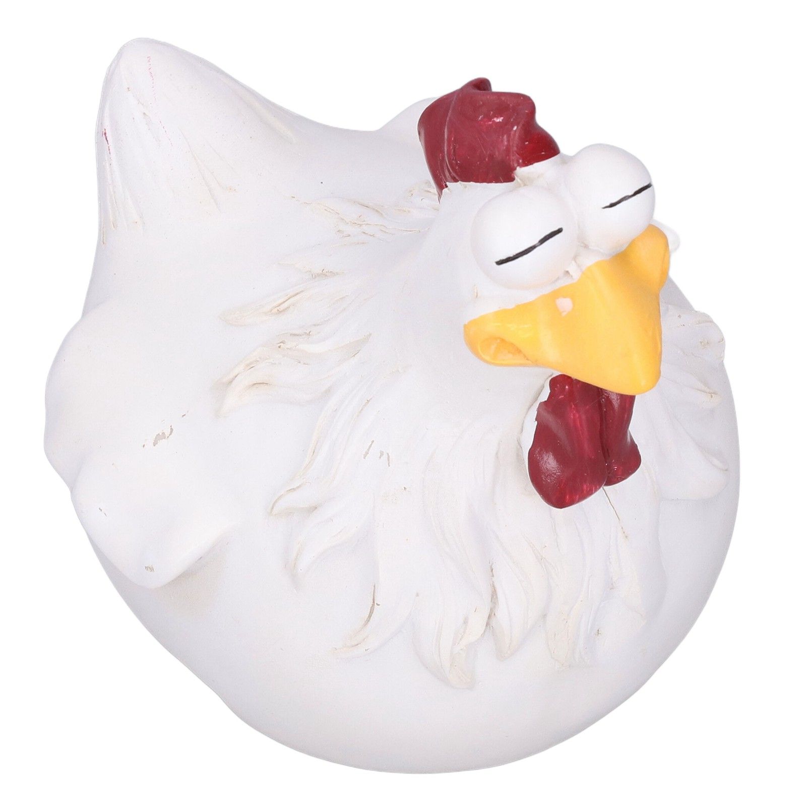 Big Eye Chicken Ornaments Funny Chicken Statues for Garden Stairs Farm Patio view 9