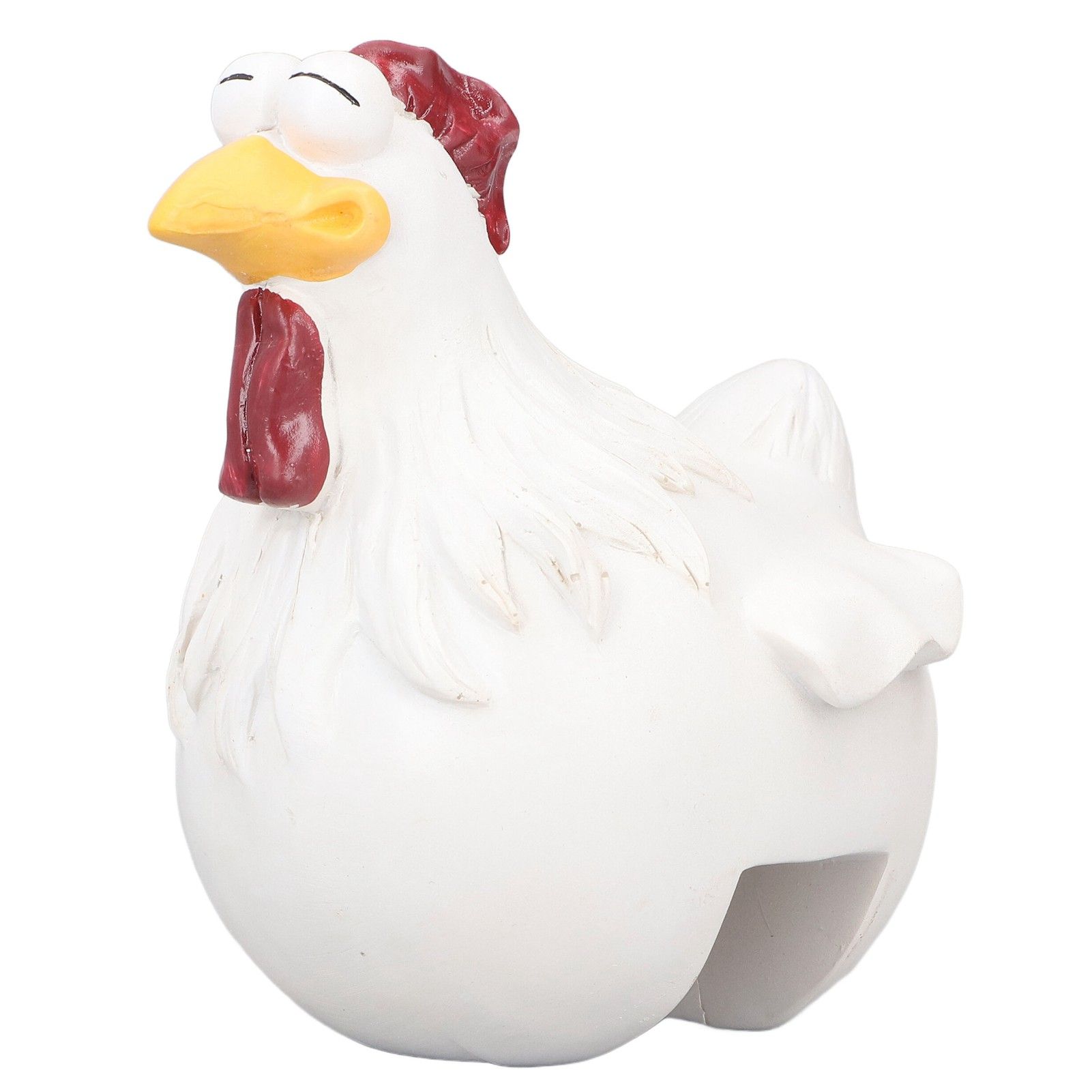 Big Eye Chicken Ornaments Funny Chicken Statues for Garden Stairs Farm Patio view 10