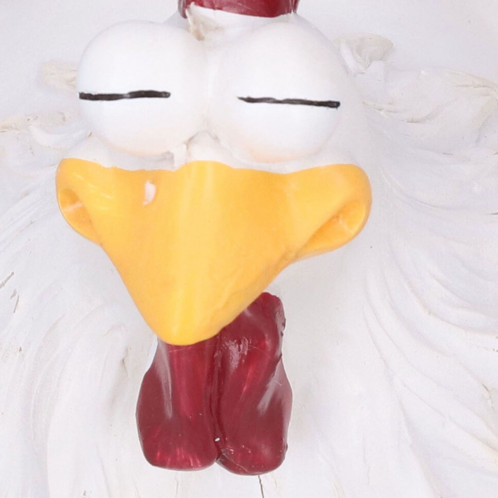 Big Eye Chicken Ornaments Funny Chicken Statues for Garden Stairs Farm Patio view 13