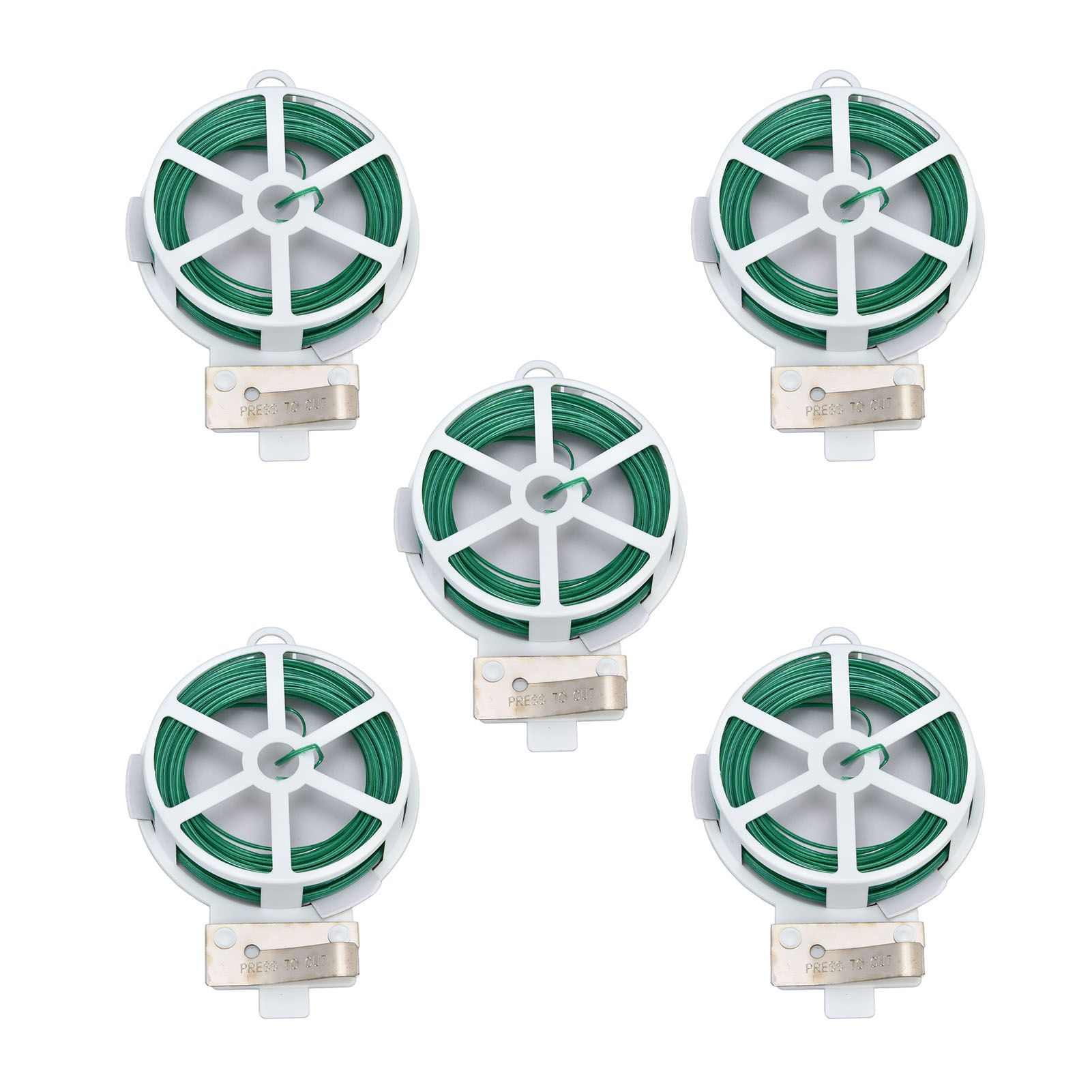 6Pcs Green Tie Wire Gardening Twist Tie Climbing Vine Tie Wire for DIY Flower view 4
