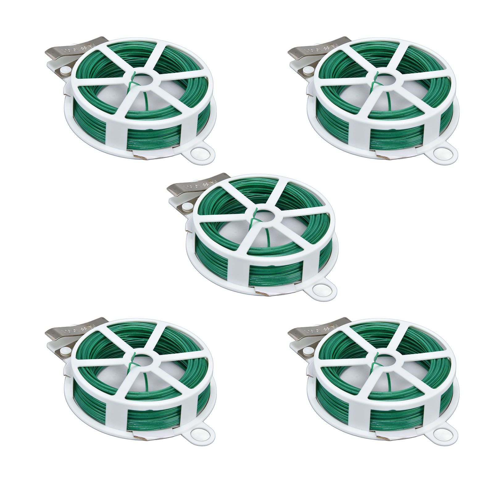 6Pcs Green Tie Wire Gardening Twist Tie Climbing Vine Tie Wire for DIY Flower view 6