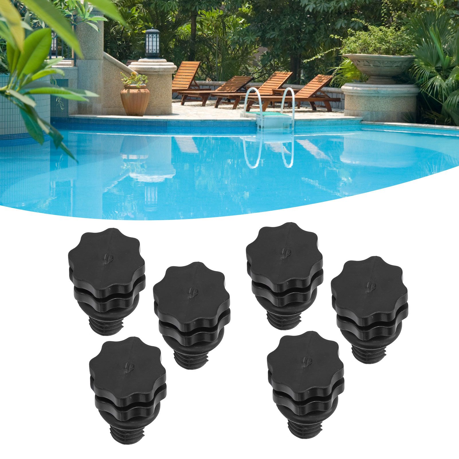6Pcs Vent Valve Air Safety Exhaust Pool Filter Accessory Set Kit for HAYWARD view 12
