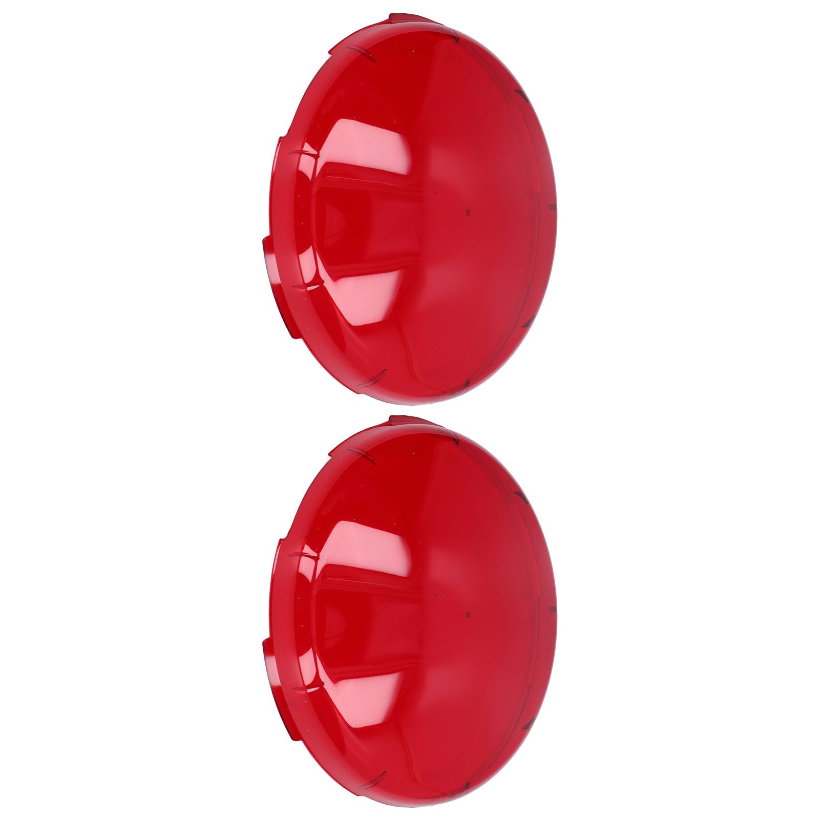 2Pcs Pool Lens Cover Plastic Red Transparent Underwater Light Lens Covers for view 5