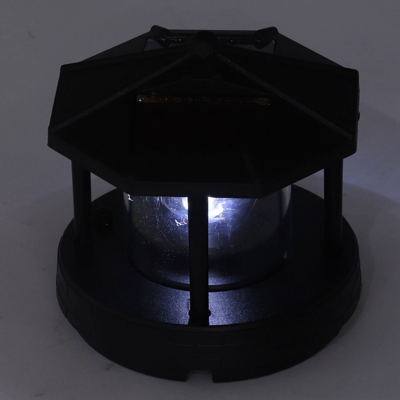 LED Solar Light Unique Tower Design 360 Degree Rotation Energy Saving Easy view 14