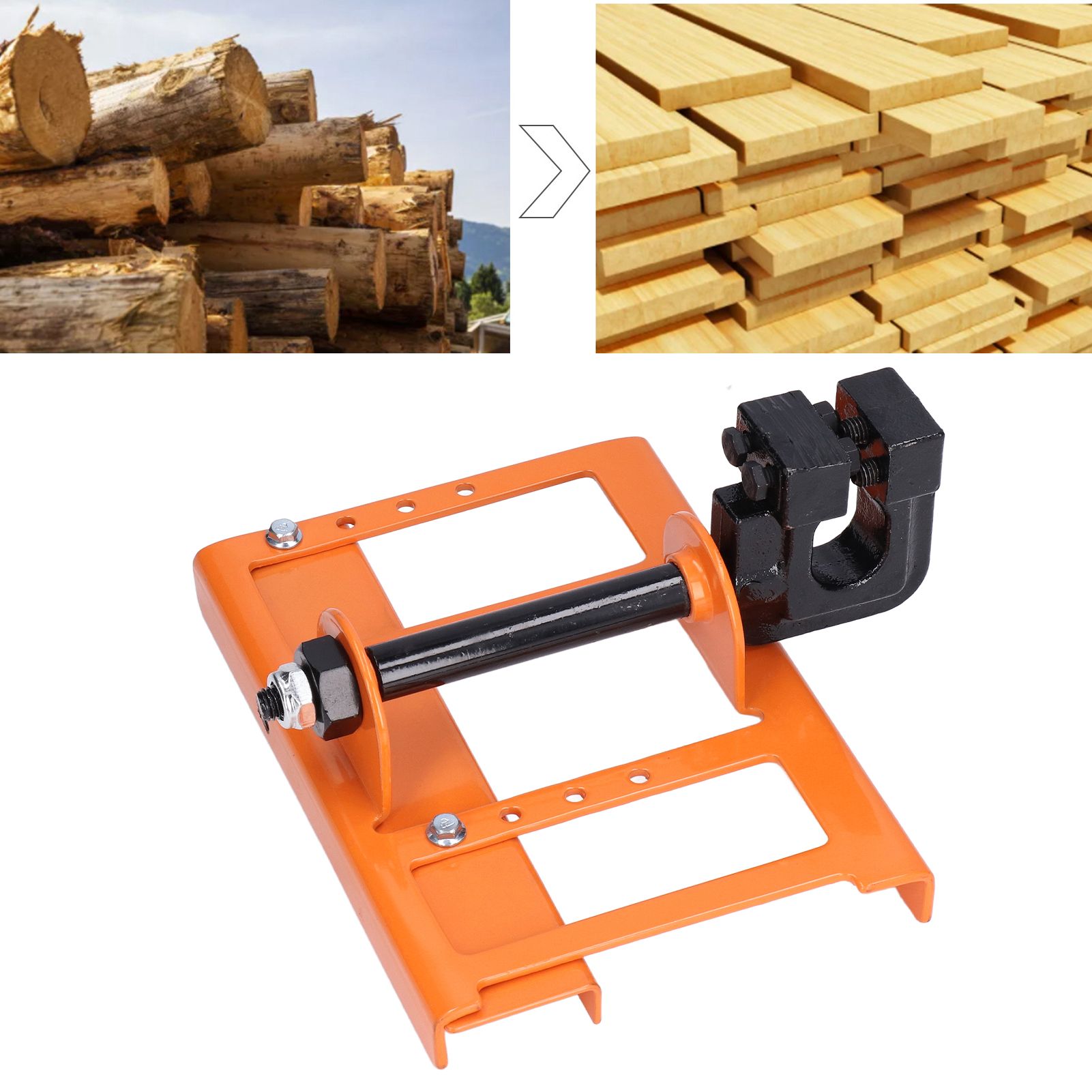Chainsaw Mill Orange Mini Portable Well Made Wear Resistant Long Service Life view 11