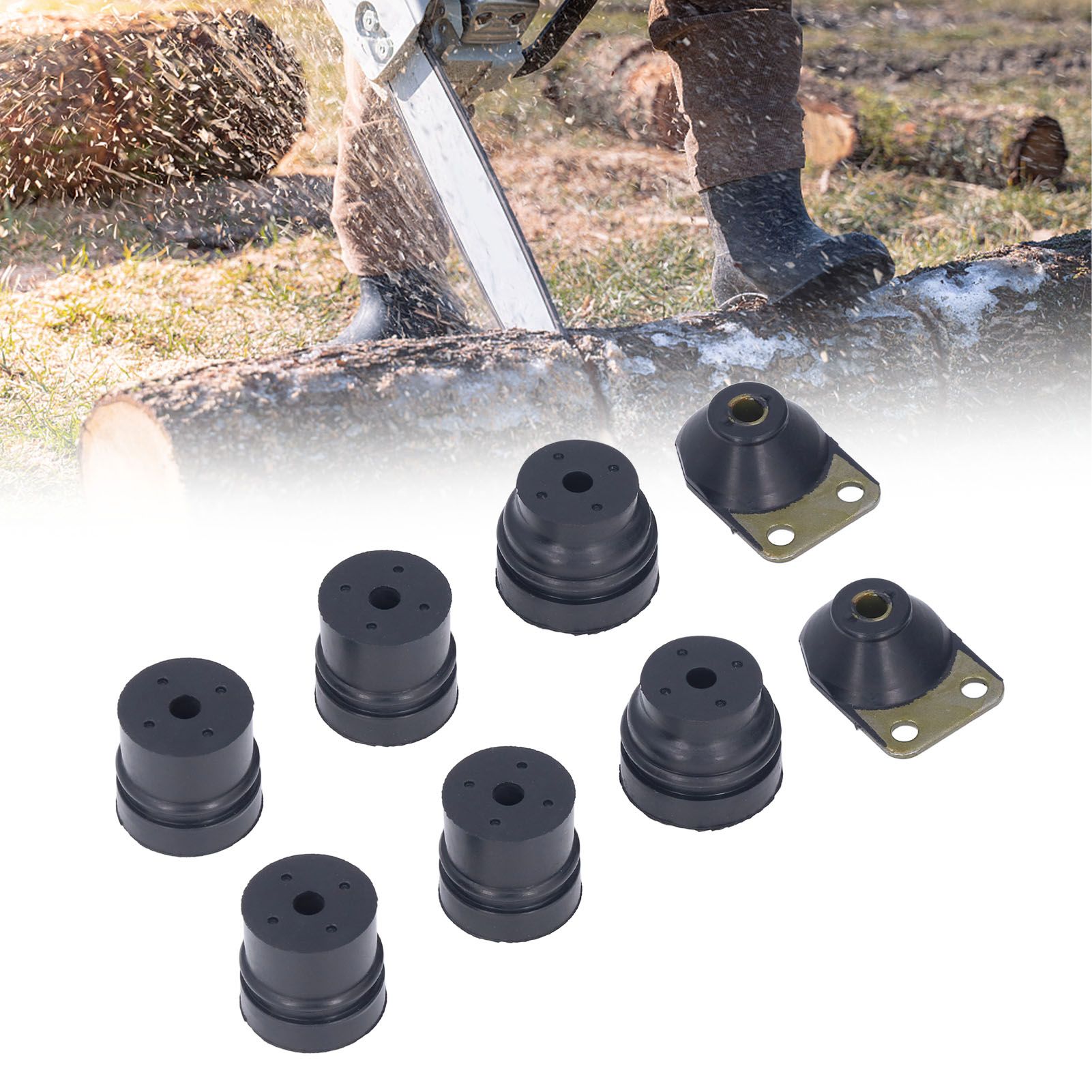 Chainsaw Mount Compatible Buffer Bracket Set for STIHL 028 Replacement view 12