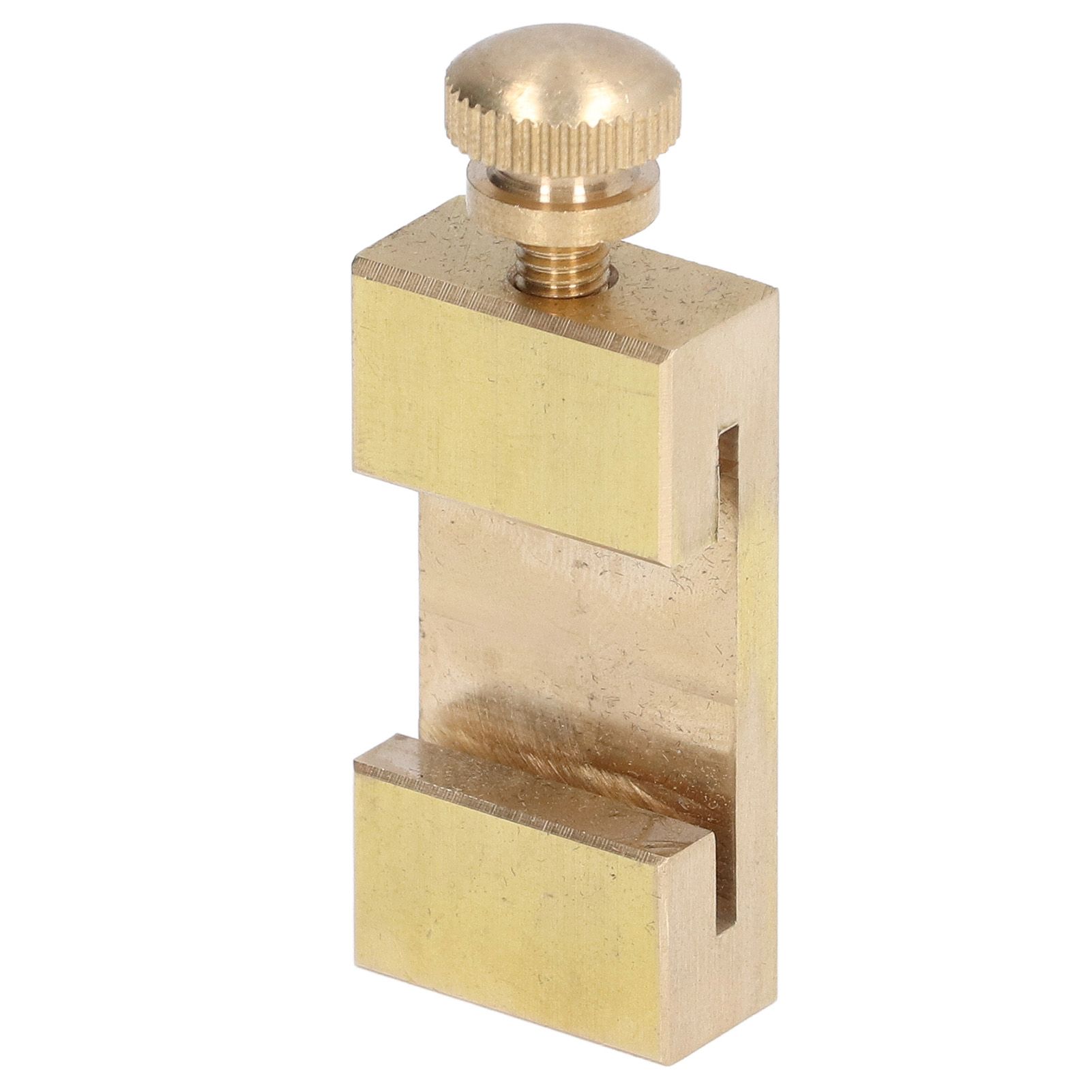 Brass Scribe Steel Ruler Positioning Limit Block Woodworking Angle Line