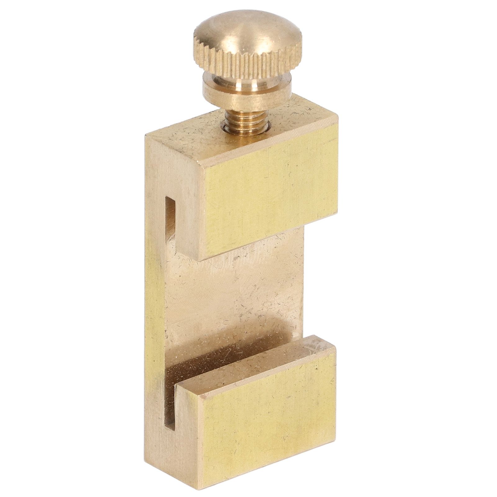 Brass Scribe Steel Ruler Positioning Limit Block Woodworking Angle Line view 2