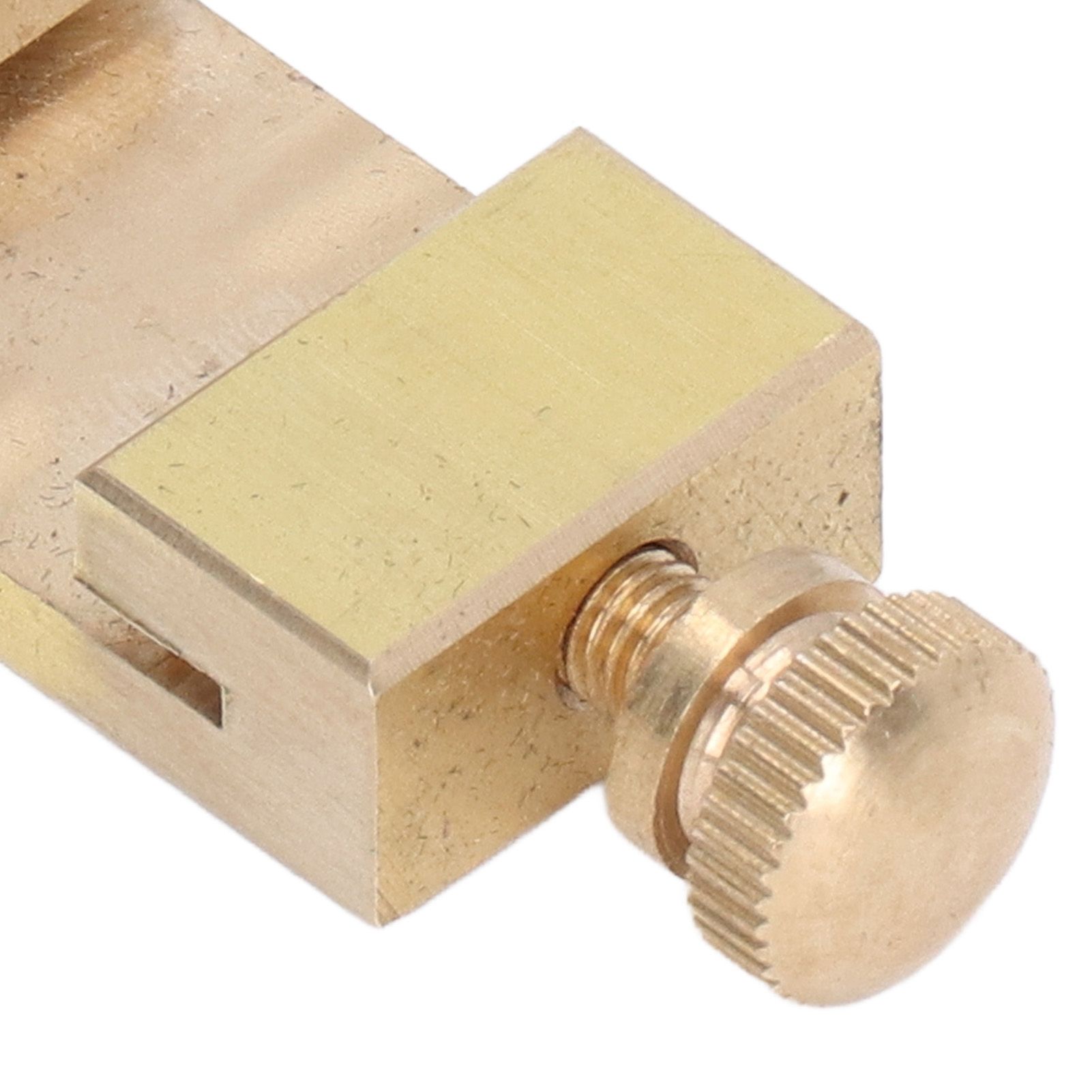 Brass Scribe Steel Ruler Positioning Limit Block Woodworking Angle Line view 14
