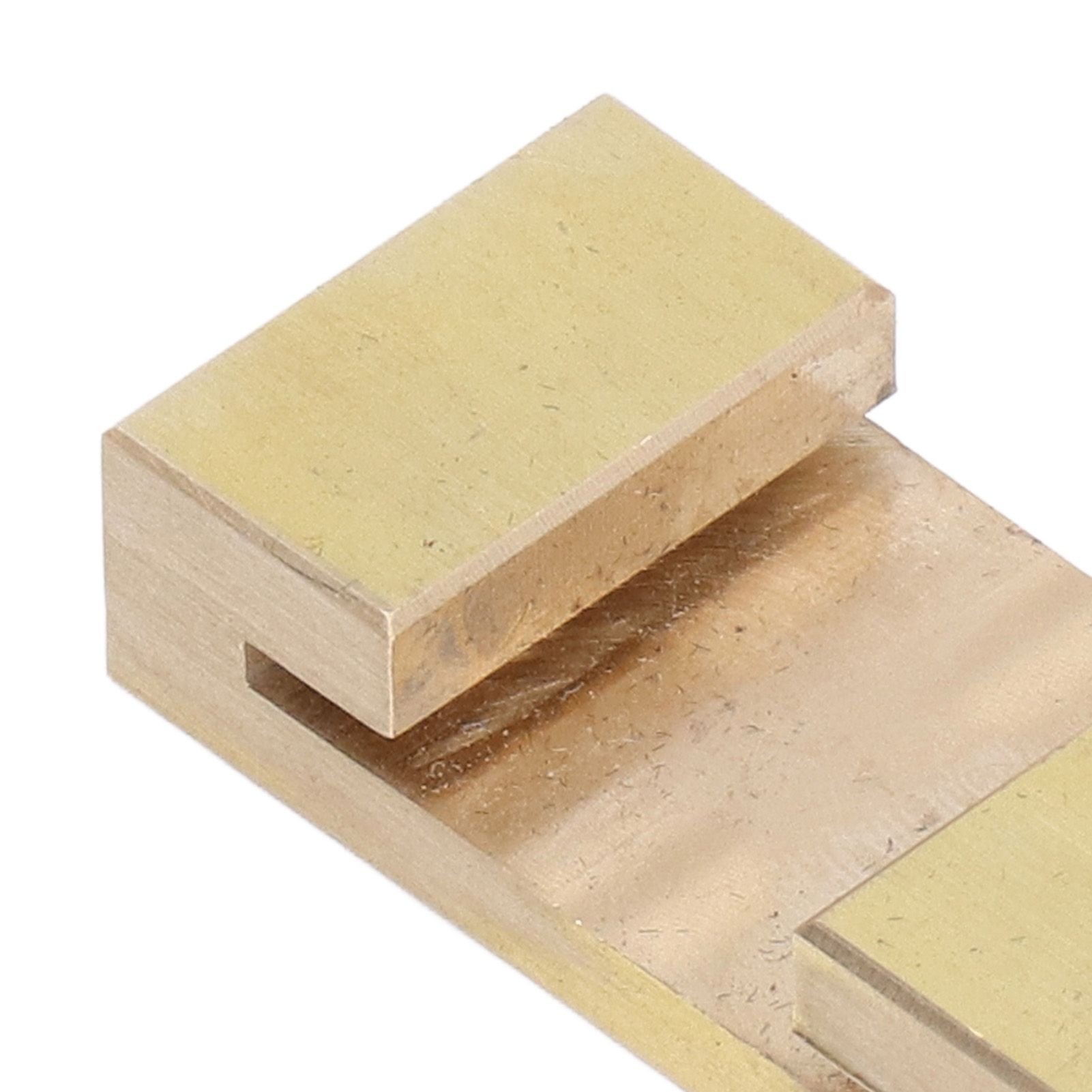 Brass Scribe Steel Ruler Positioning Limit Block Woodworking Angle Line view 15