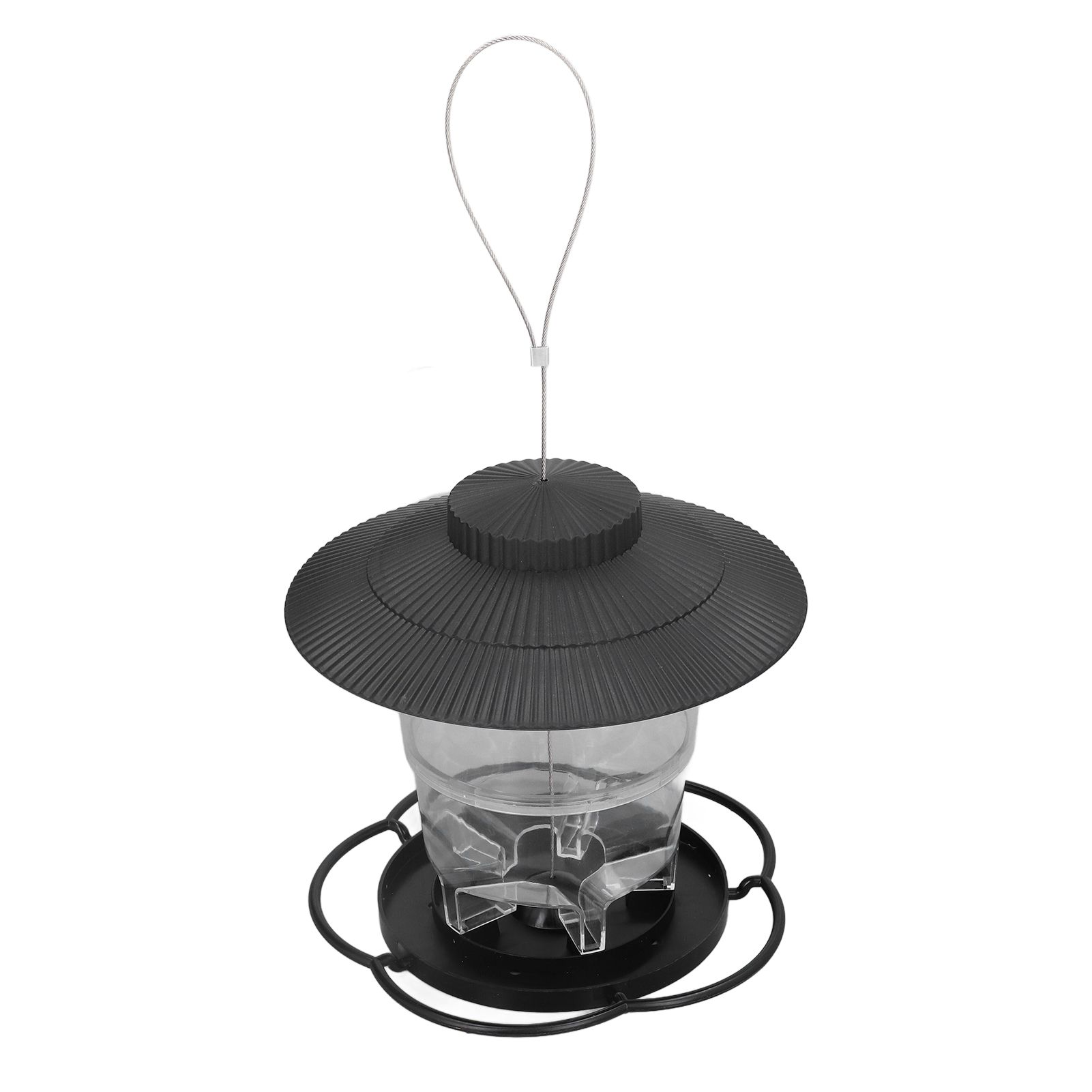Bird Feeder 1L Durable ABS Easy Filling Transparent Container Portable view 4