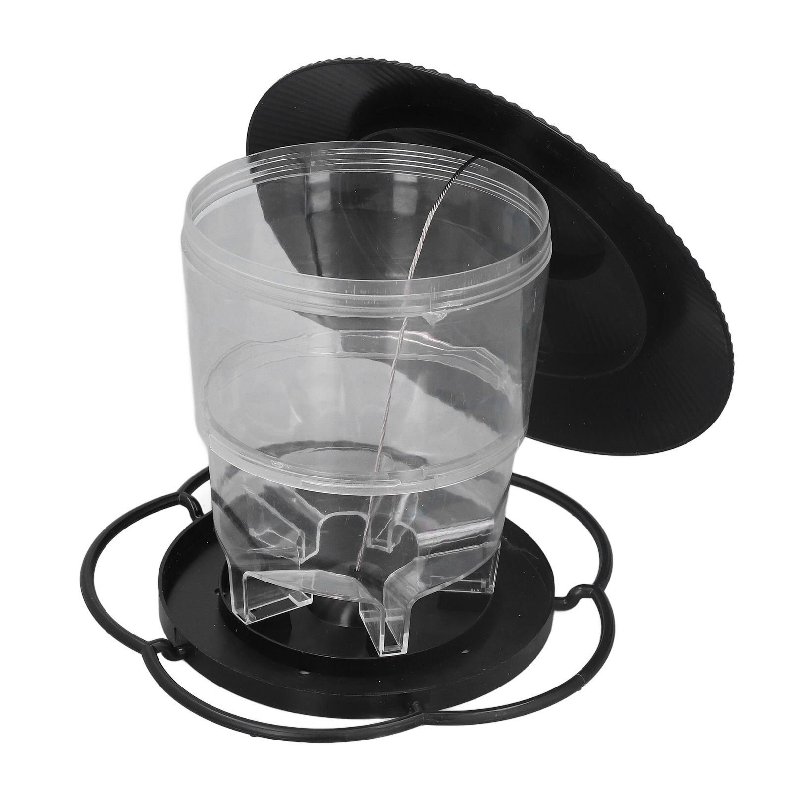 Bird Feeder 1L Durable ABS Easy Filling Transparent Container Portable view 6