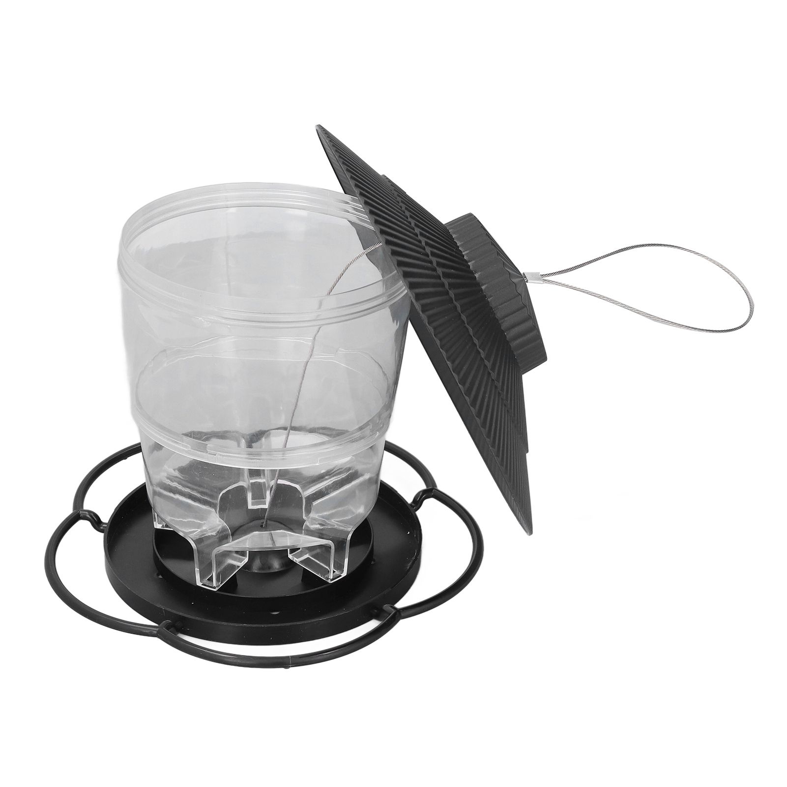Bird Feeder 1L Durable ABS Easy Filling Transparent Container Portable view 9