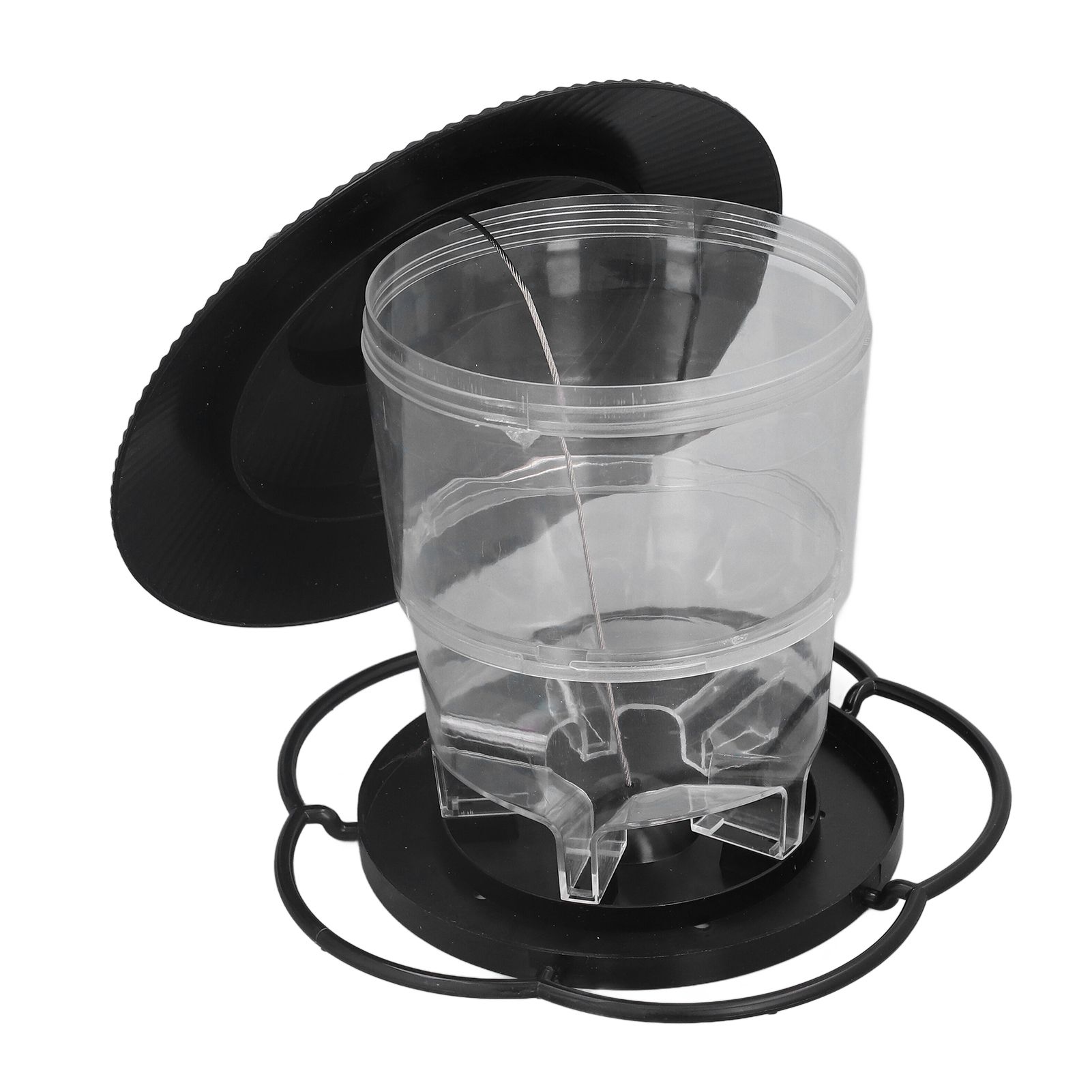 Bird Feeder 1L Durable ABS Easy Filling Transparent Container Portable view 10