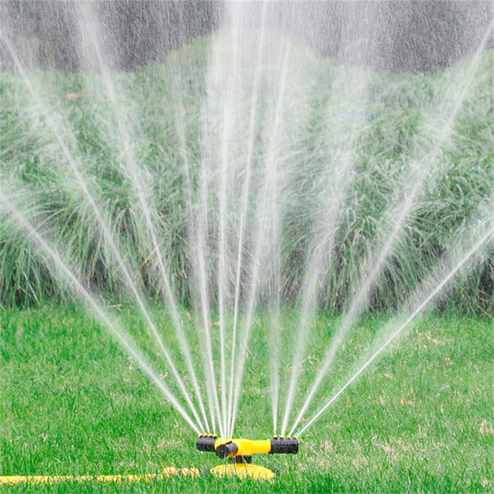 360 Degrees Automatic Rotating Sprinkler Three Prong Irrigation Lawn Sprinkler view 2