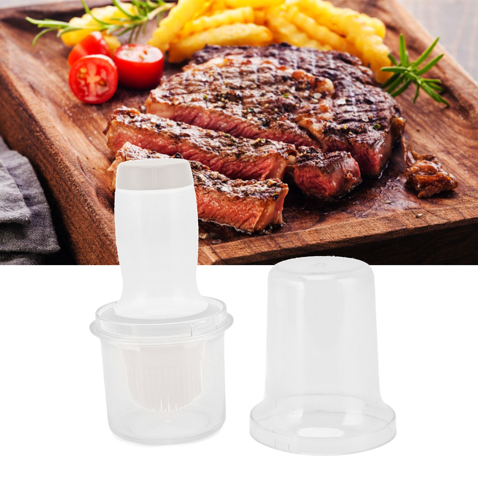 Oil Dispenser Bottle 60ml Food Grade Silicone Squeeze Type Brush Evenly Heat view 11
