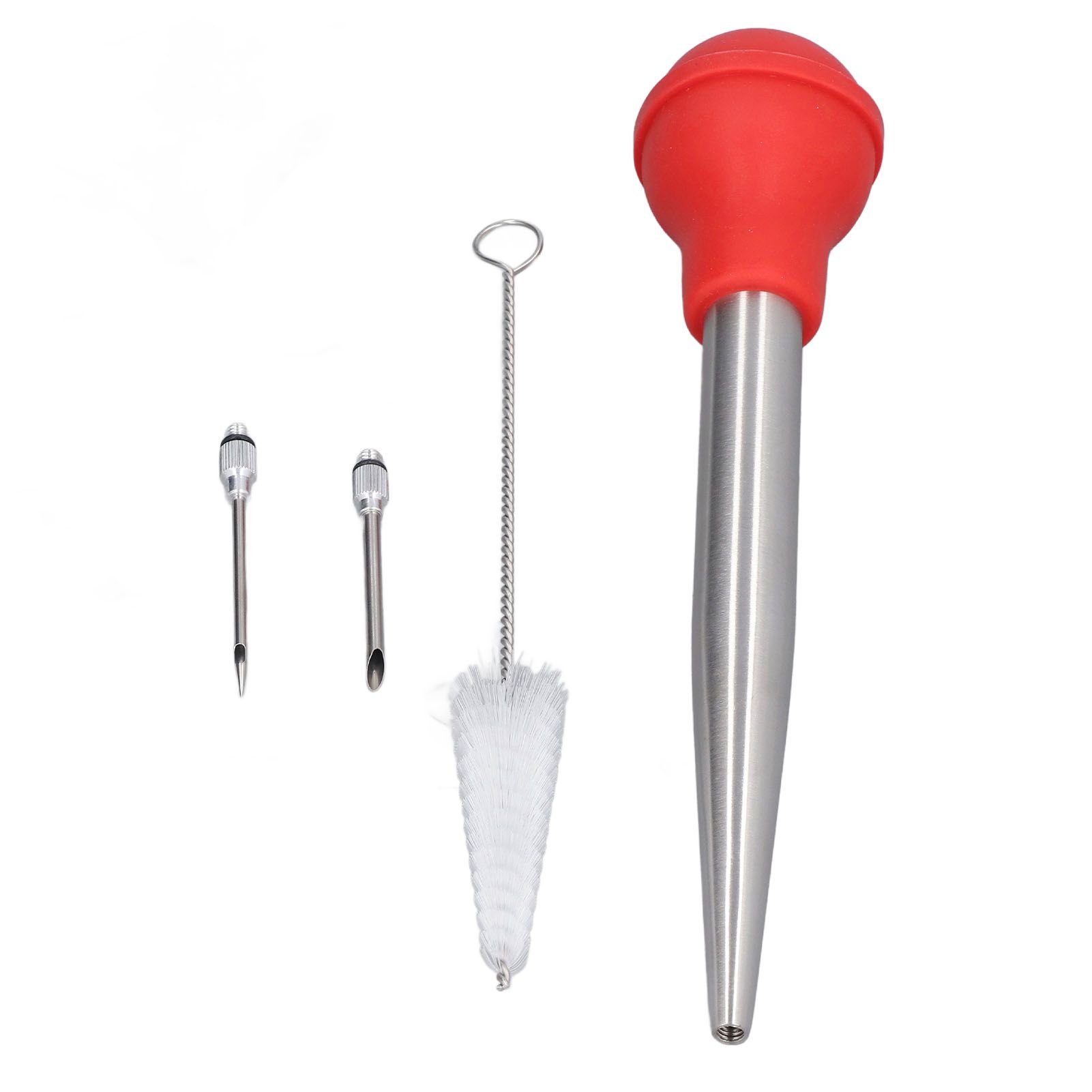 Turkey Injector Stainless Steel Thickened Silicone Design Cooking Seasoning view 2