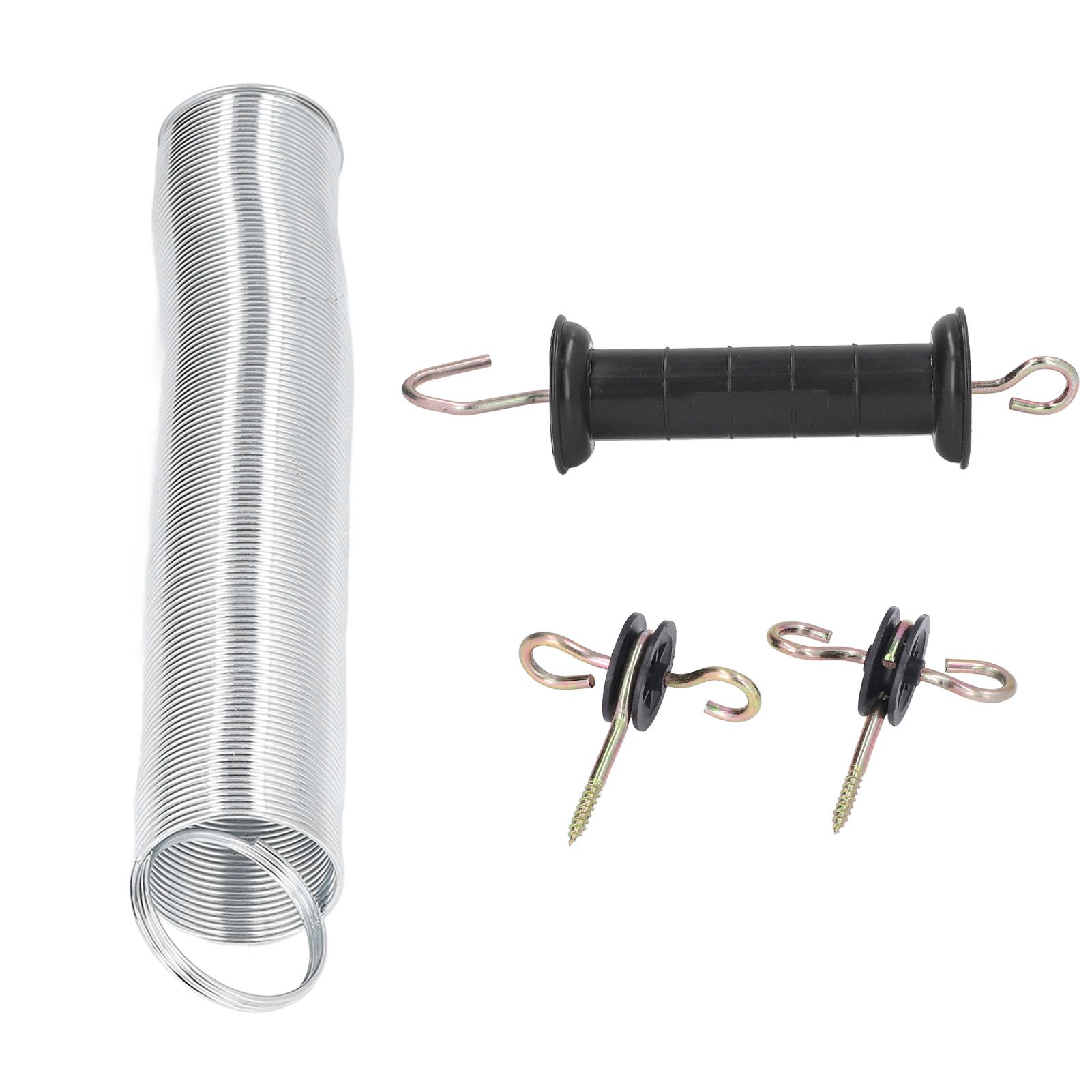 Electric Fence Gate Kit PP Iron 5 Meters Animal Spring Door Accessory with view 9