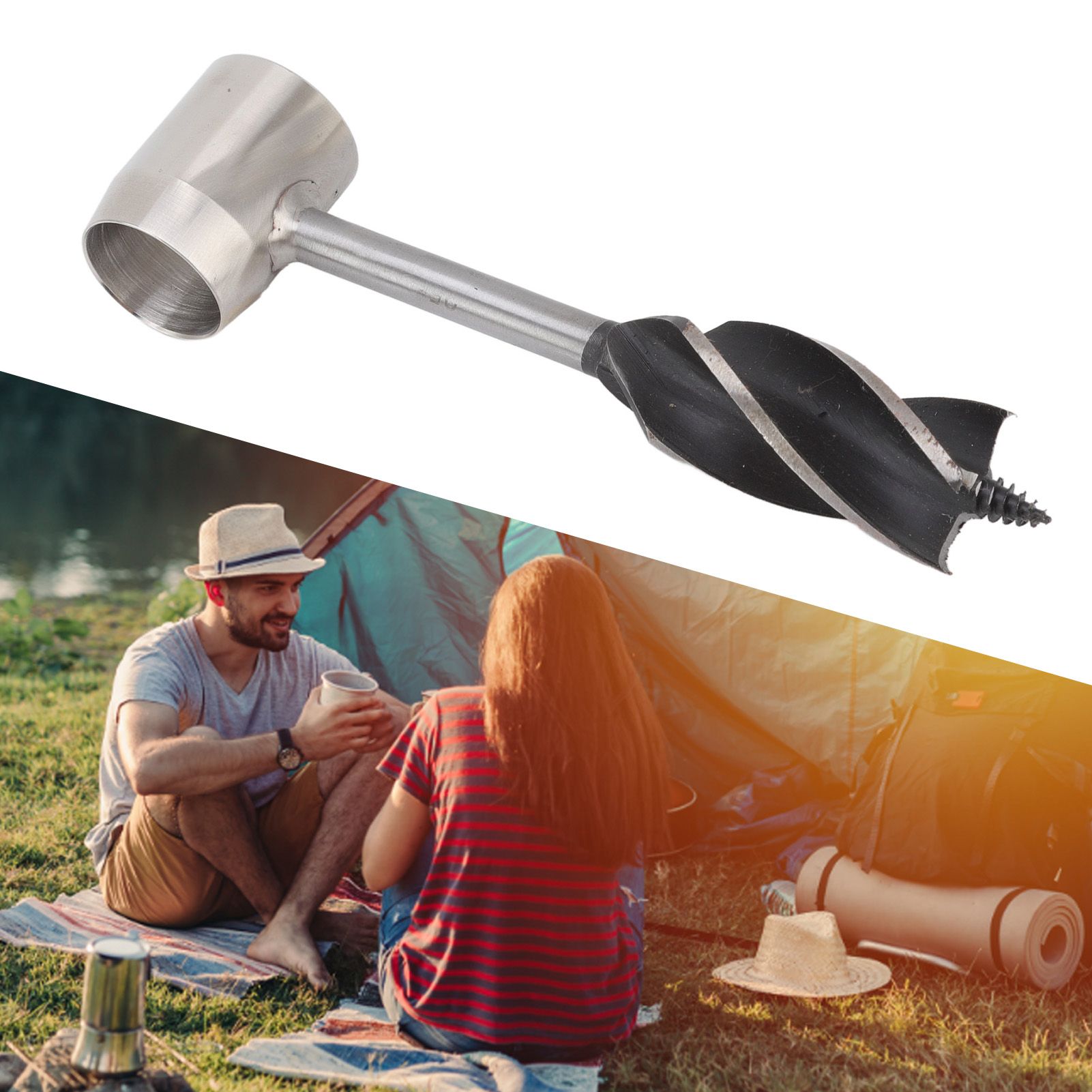 Manual Wood Auger Wrench Hand Survival Auger Wrench Multifunctional view 11
