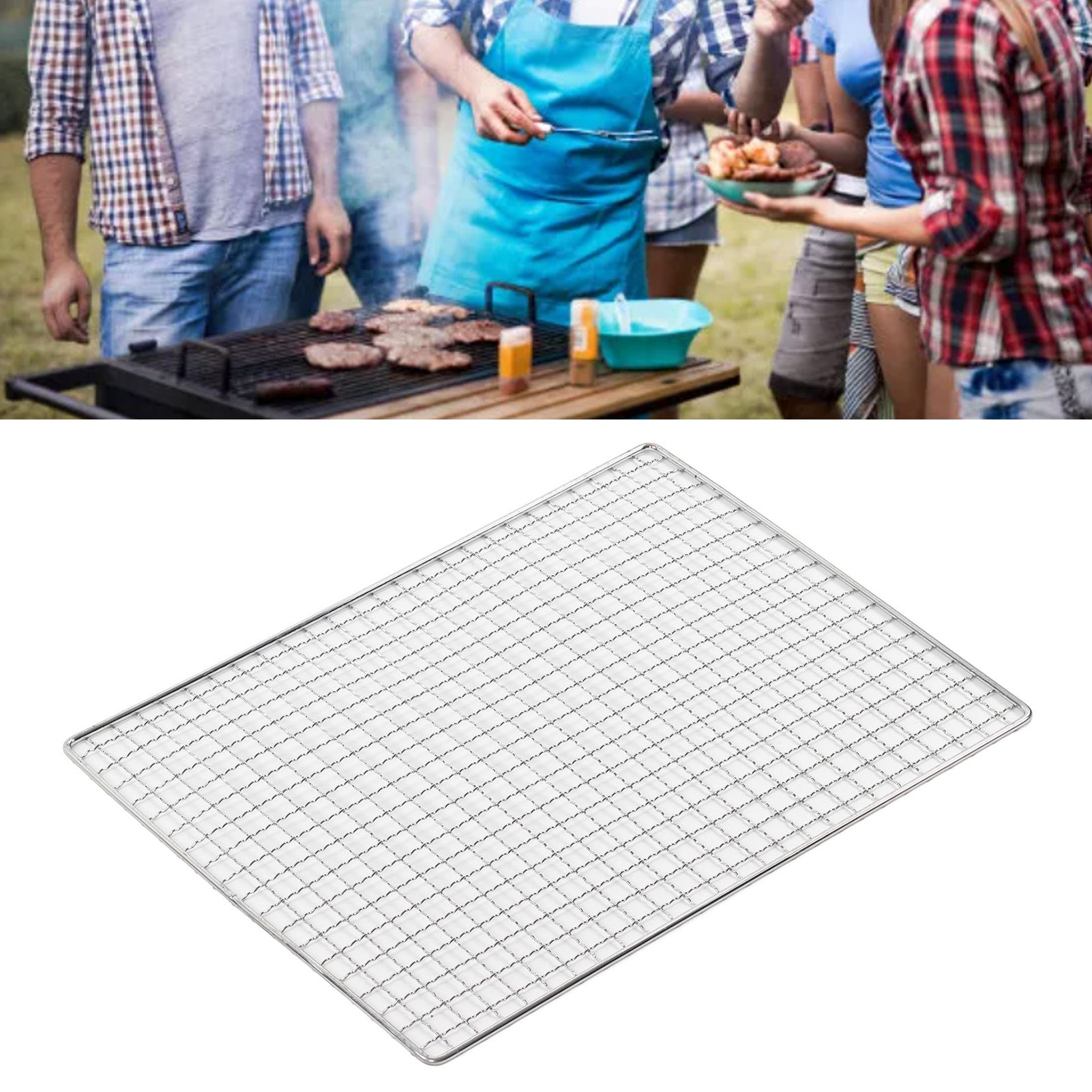 Barbecue Wire Mat Rust Proof Stainless Steel Multi Functional BBQ Grill Mat view 11