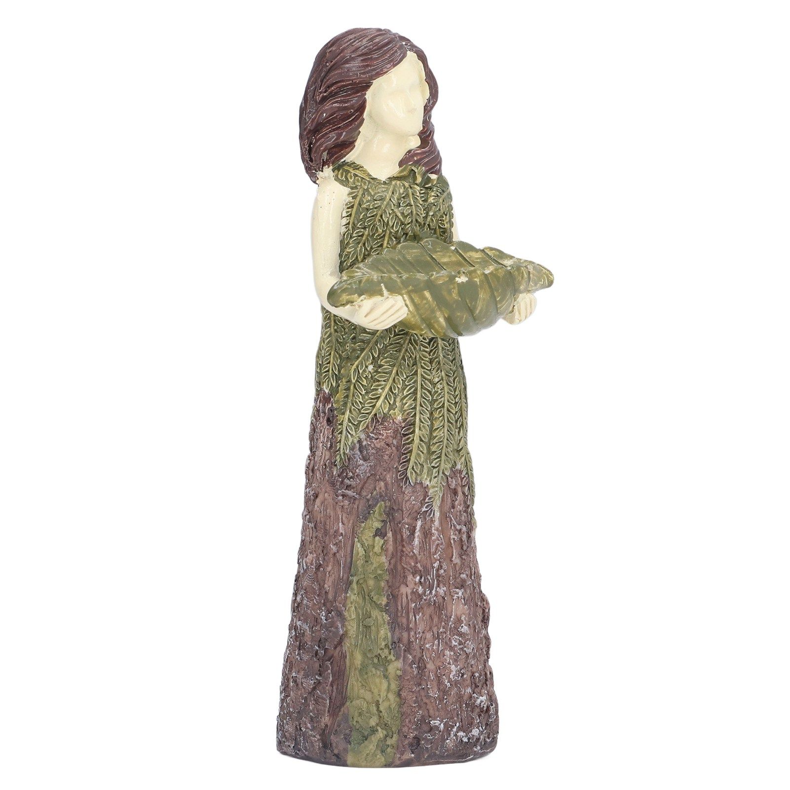Fairy Statue Bird Feeder Resin Attractive Beautiful Goddess Statuary Bird view 4