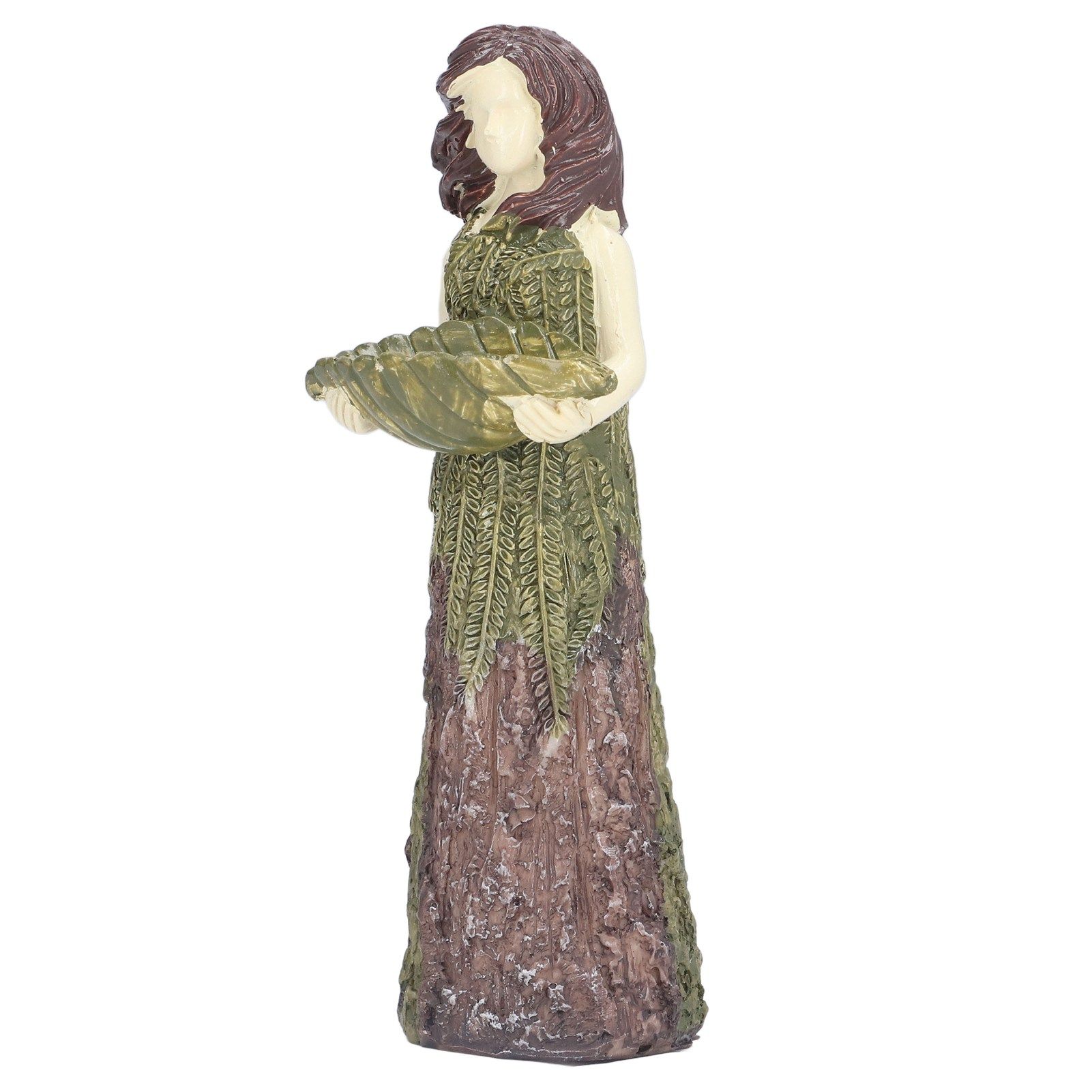 Fairy Statue Bird Feeder Resin Attractive Beautiful Goddess Statuary Bird view 7