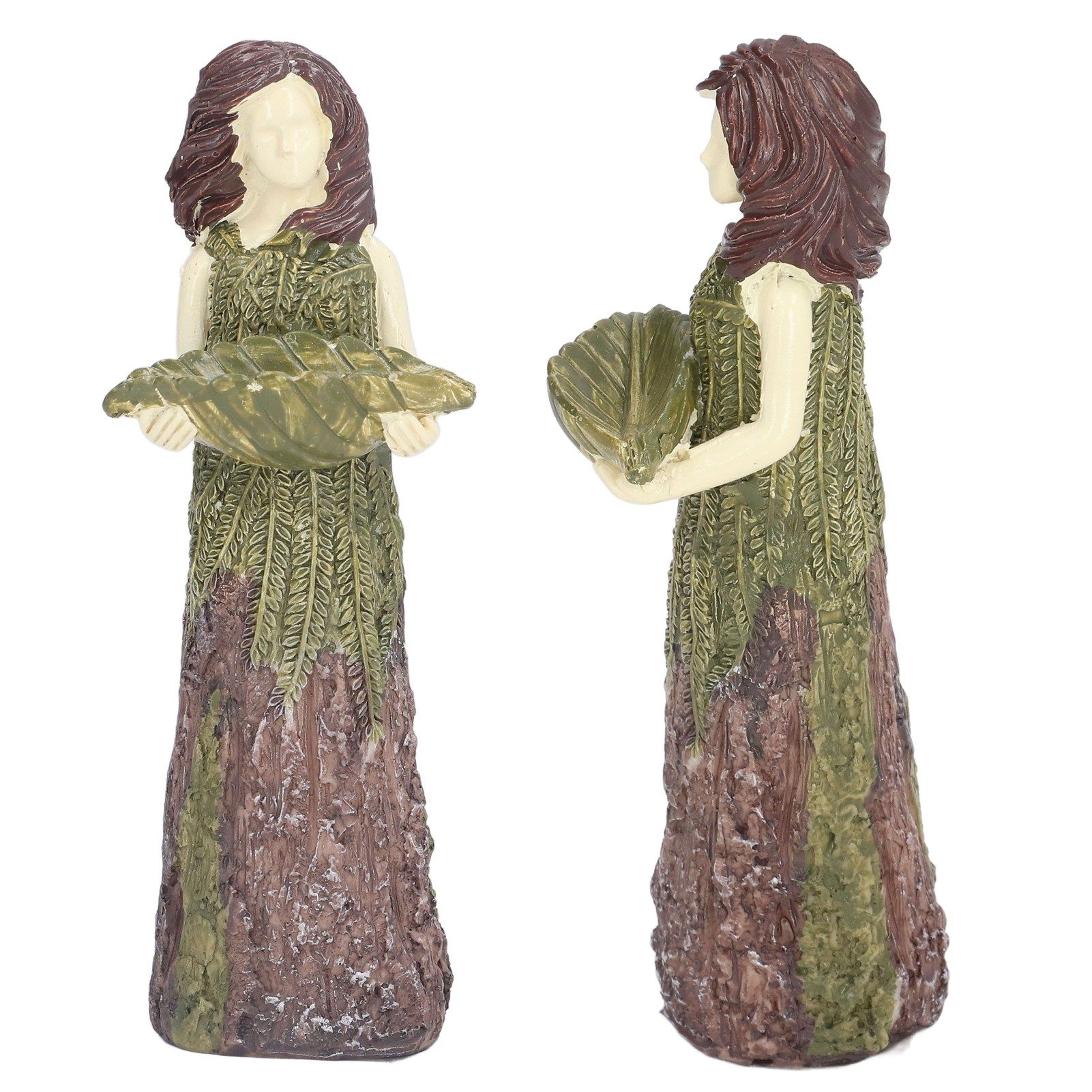 Fairy Statue Bird Feeder Resin Attractive Beautiful Goddess Statuary Bird view 10