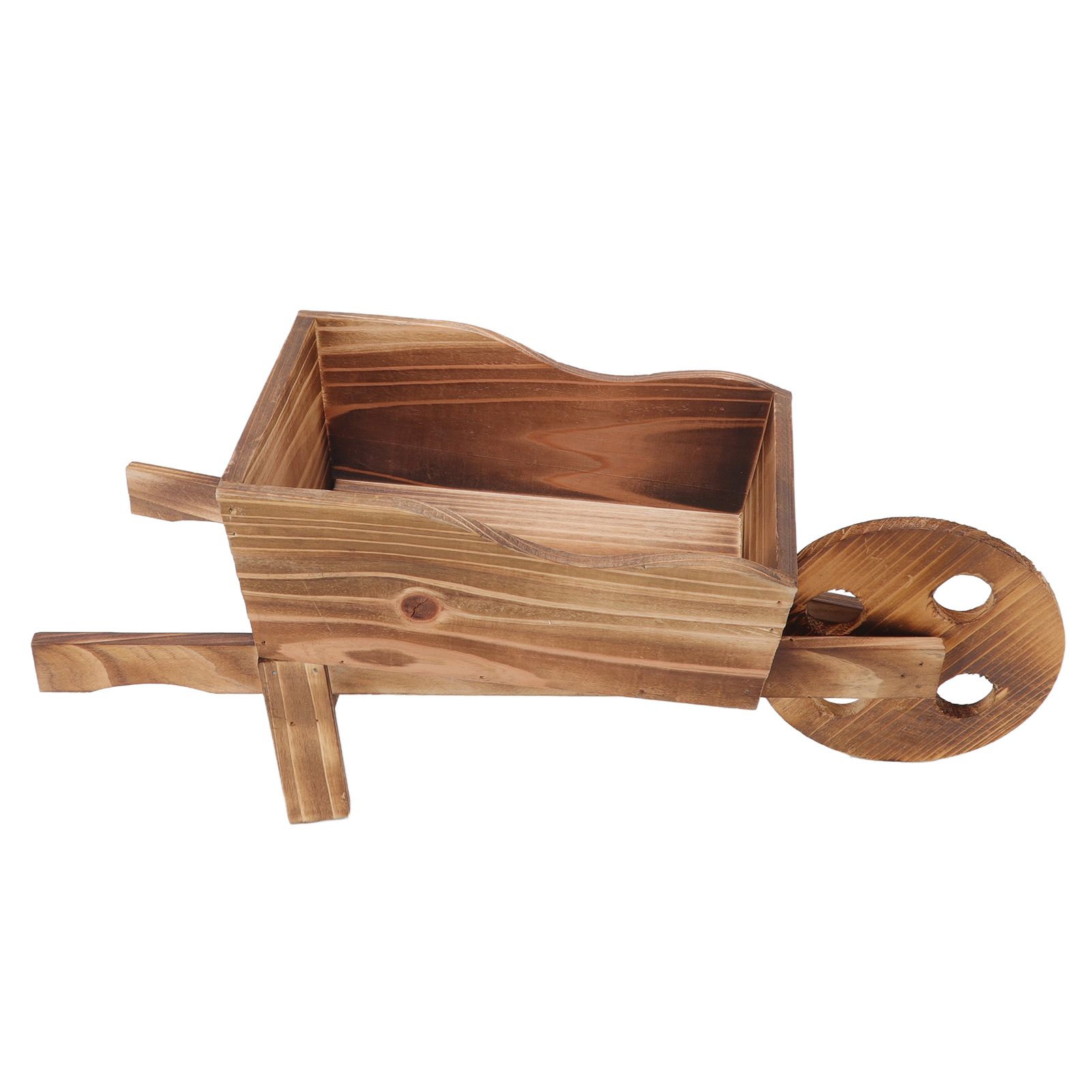 Flower Pot Wooden Cart Innovative Succulent Wheelbarrow Flower Pot for view 3