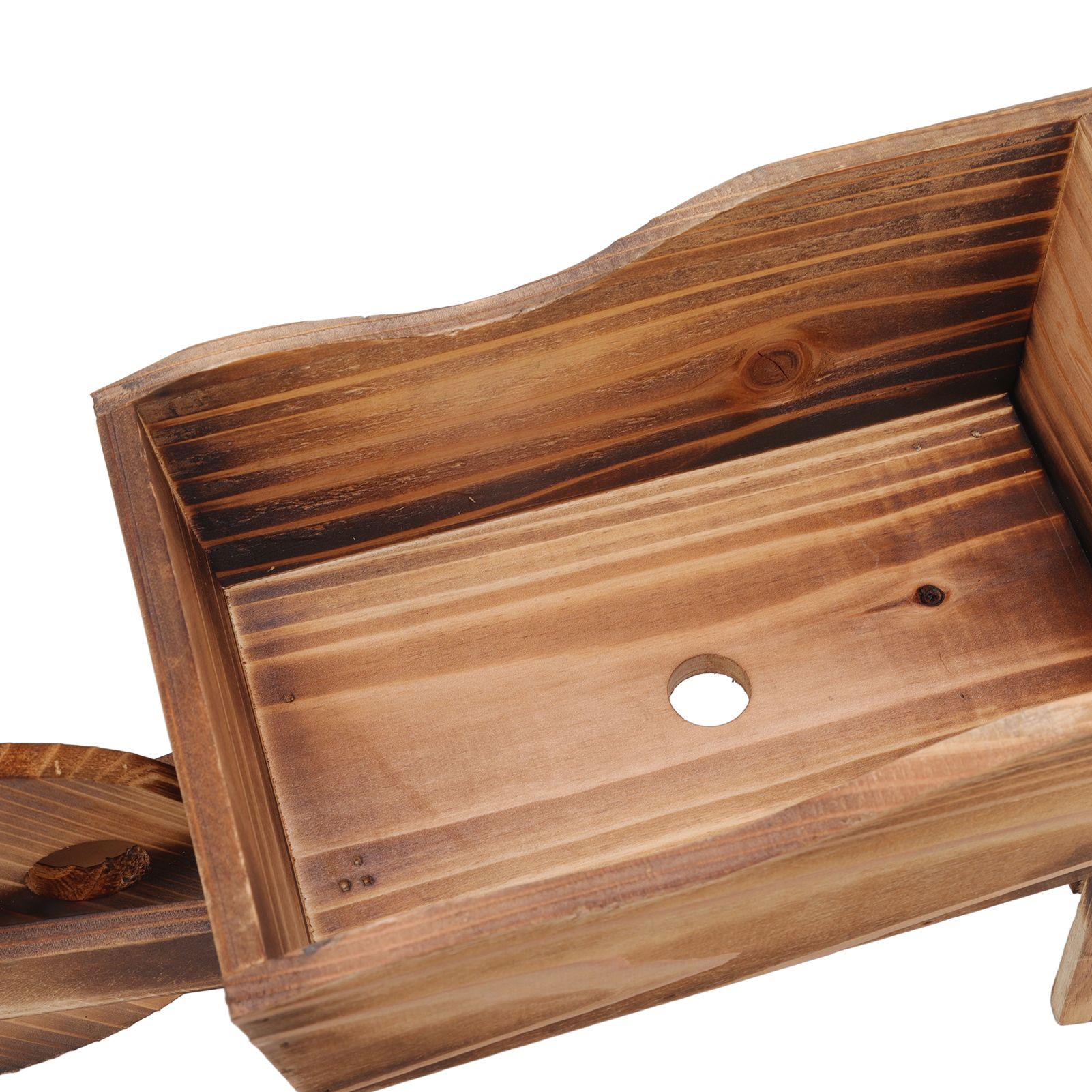 Flower Pot Wooden Cart Innovative Succulent Wheelbarrow Flower Pot for view 13