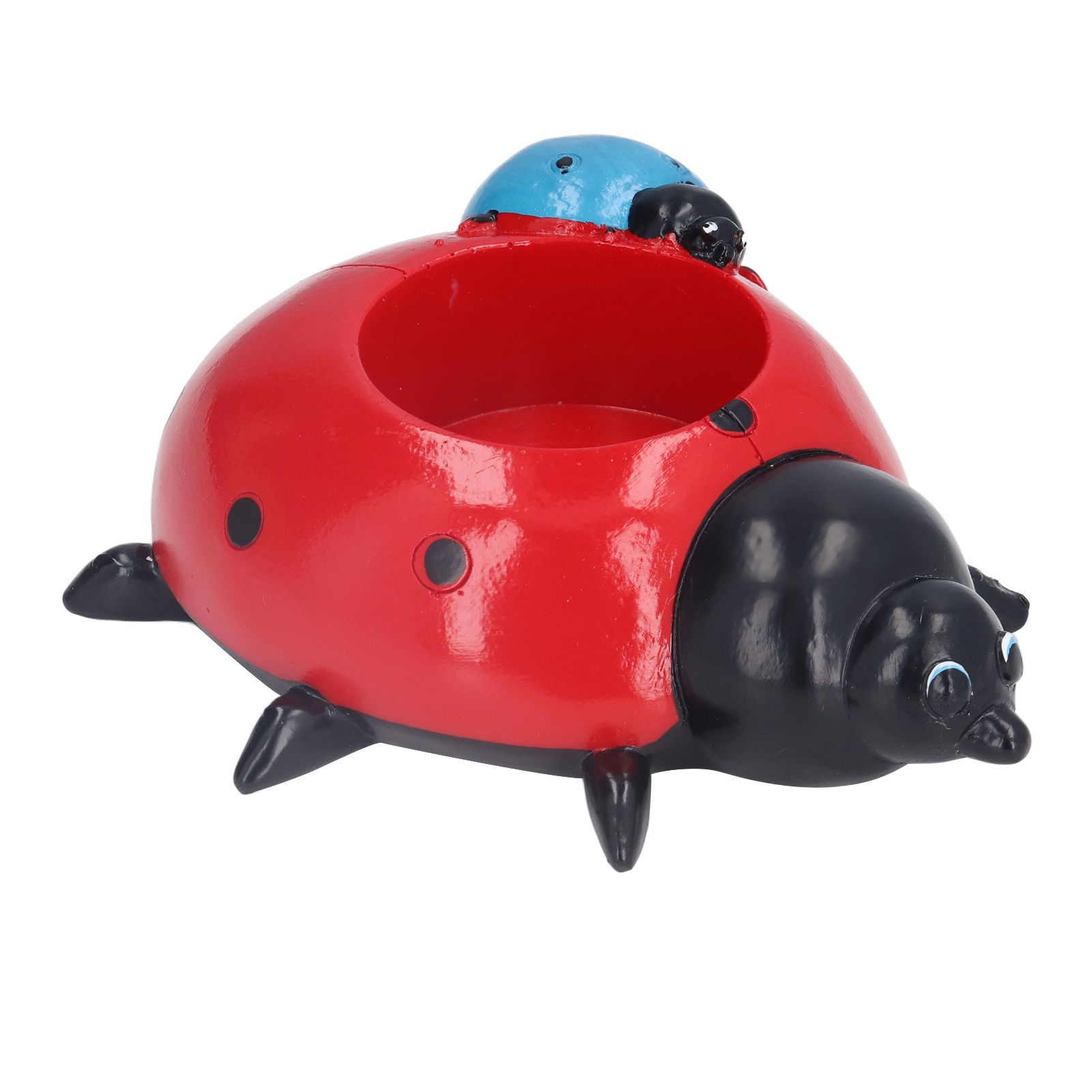 Ladybugs Flower Pot Simulation Cute Resin Animal Succulent Plant Container for view 5