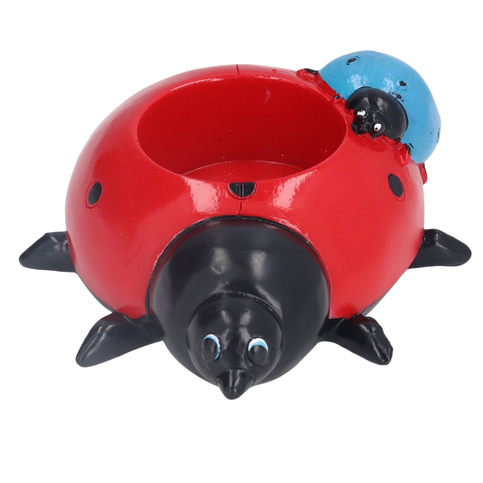 Ladybugs Flower Pot Simulation Cute Resin Animal Succulent Plant Container for view 7