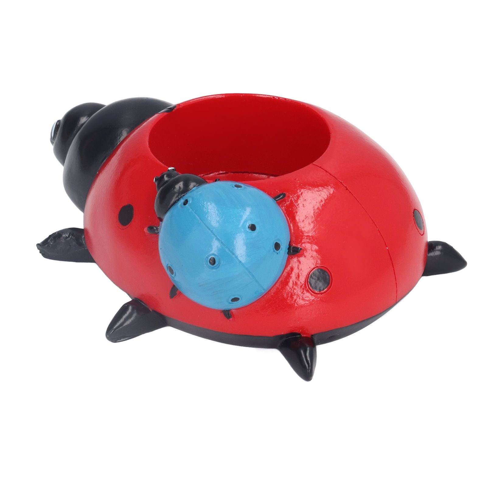Ladybugs Flower Pot Simulation Cute Resin Animal Succulent Plant Container for view 9