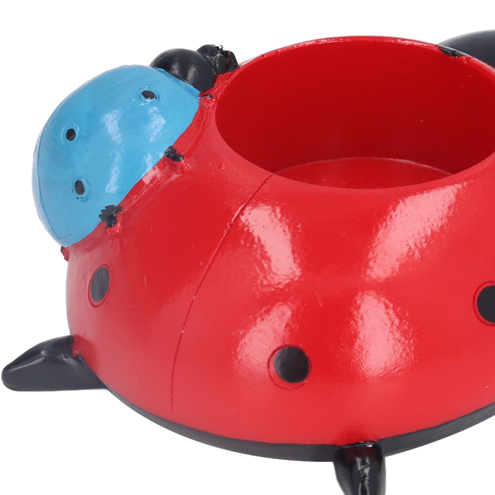 Ladybugs Flower Pot Simulation Cute Resin Animal Succulent Plant Container for view 14