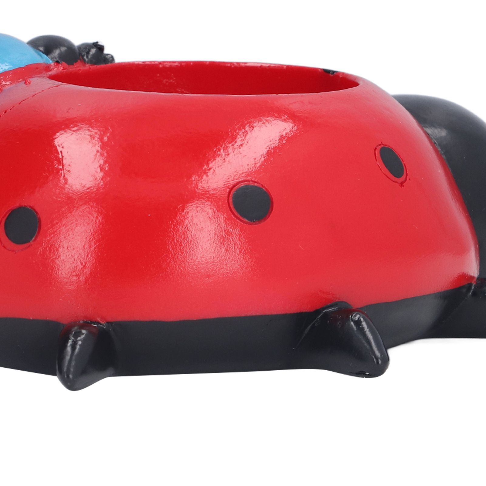 Ladybugs Flower Pot Simulation Cute Resin Animal Succulent Plant Container for view 15