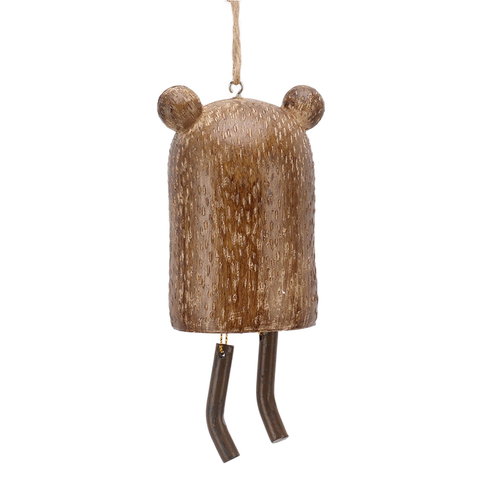 Rustic Hanging Animal Wind Chimes Resin Hand Made Natural Garden Decoration view 4