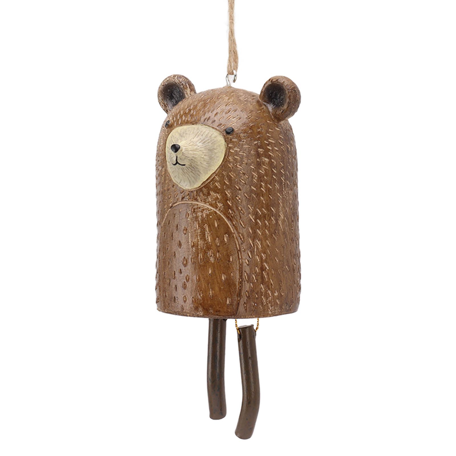 Rustic Hanging Animal Wind Chimes Resin Hand Made Natural Garden Decoration view 6