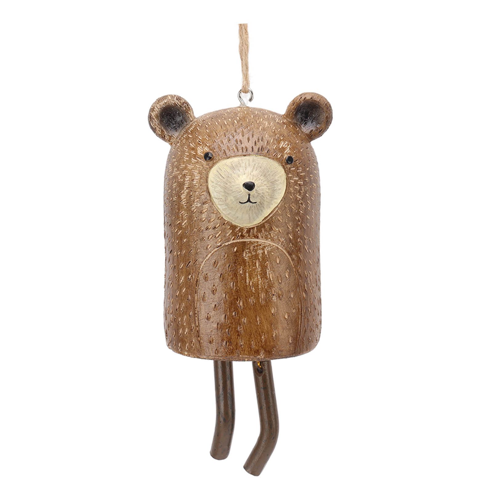 Rustic Hanging Animal Wind Chimes Resin Hand Made Natural Garden Decoration view 10