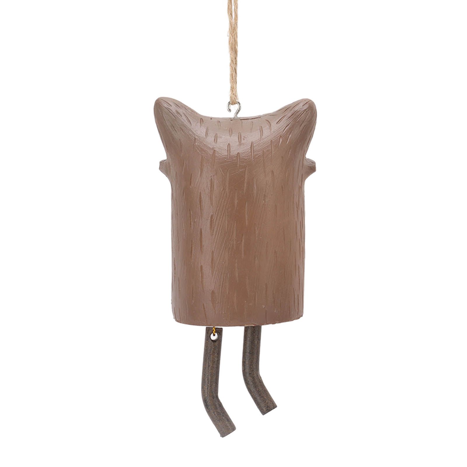 Rustic Hanging Animal Wind Chimes Resin Hand Made Natural Garden Decoration view 4