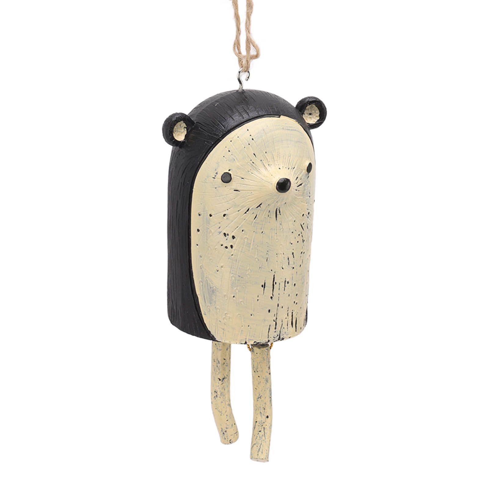 Rustic Hanging Animal Wind Chimes Resin Hand Made Natural Garden Decoration view 5