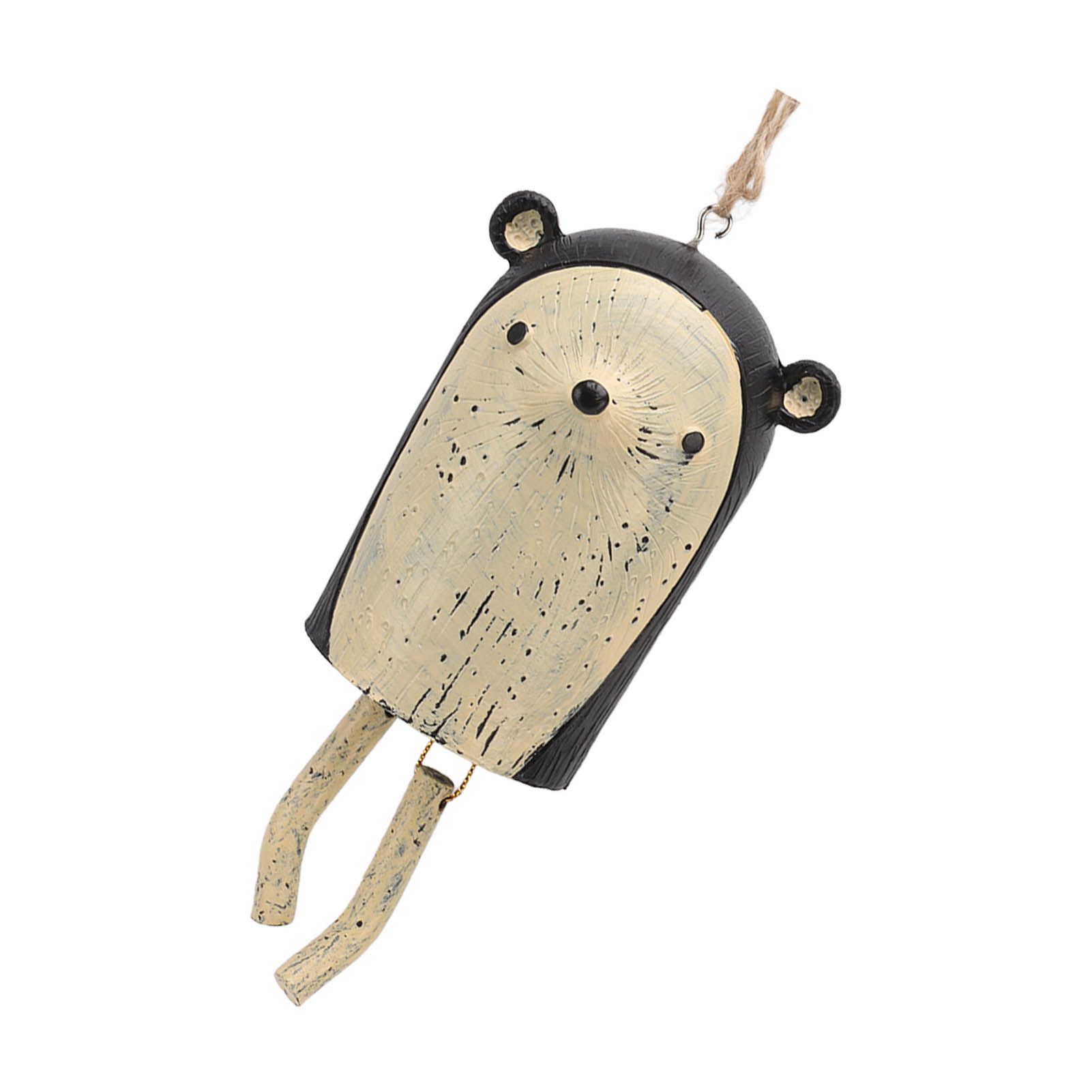 Rustic Hanging Animal Wind Chimes Resin Hand Made Natural Garden Decoration view 8