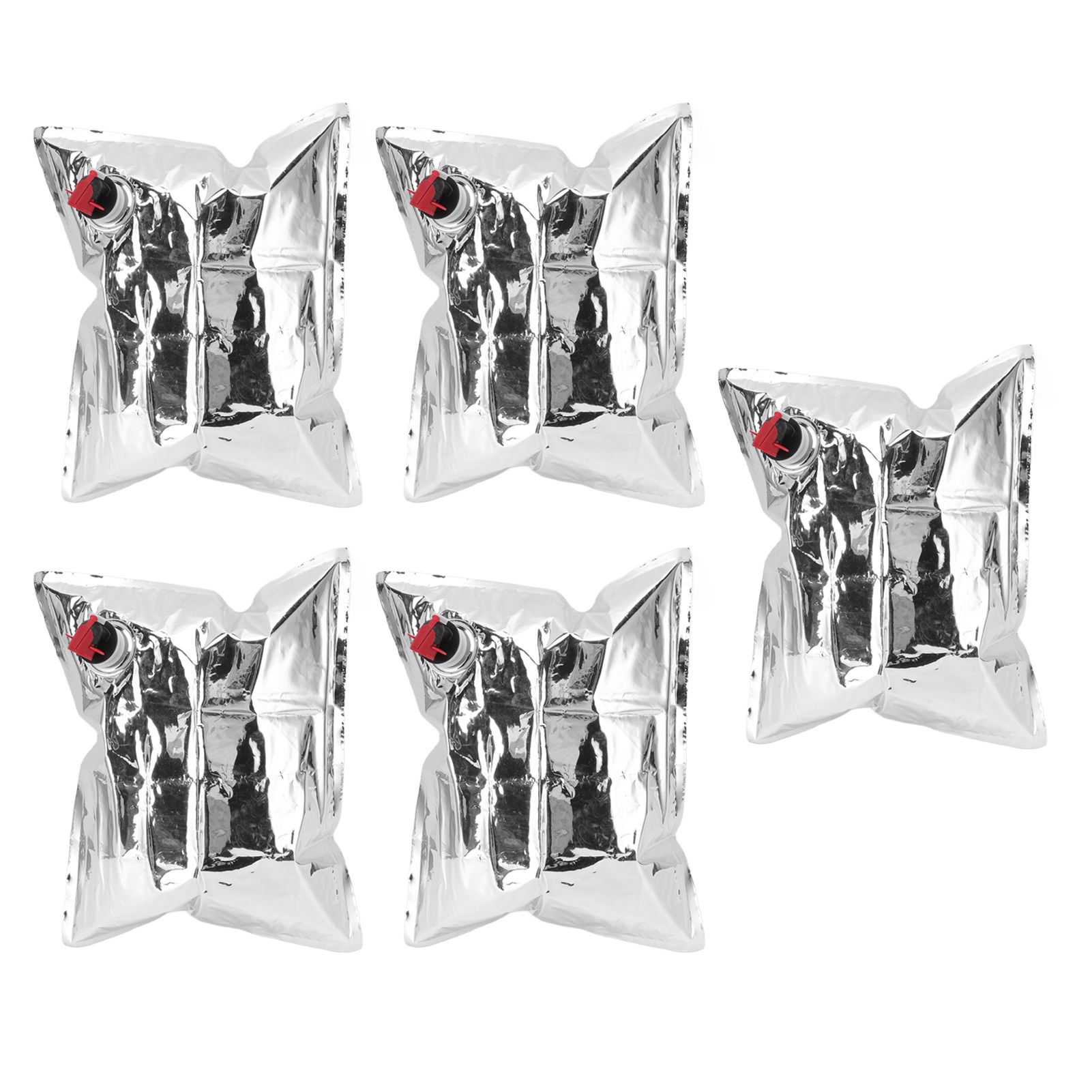 5Pcs Emergency Water Jug Bags with Spigot Foldable Beverage Insulation view 4