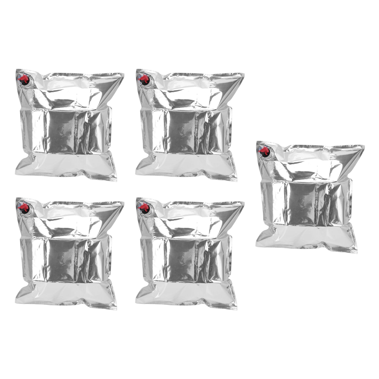 5Pcs Emergency Water Jug Bags with Spigot Foldable Beverage Insulation view 3